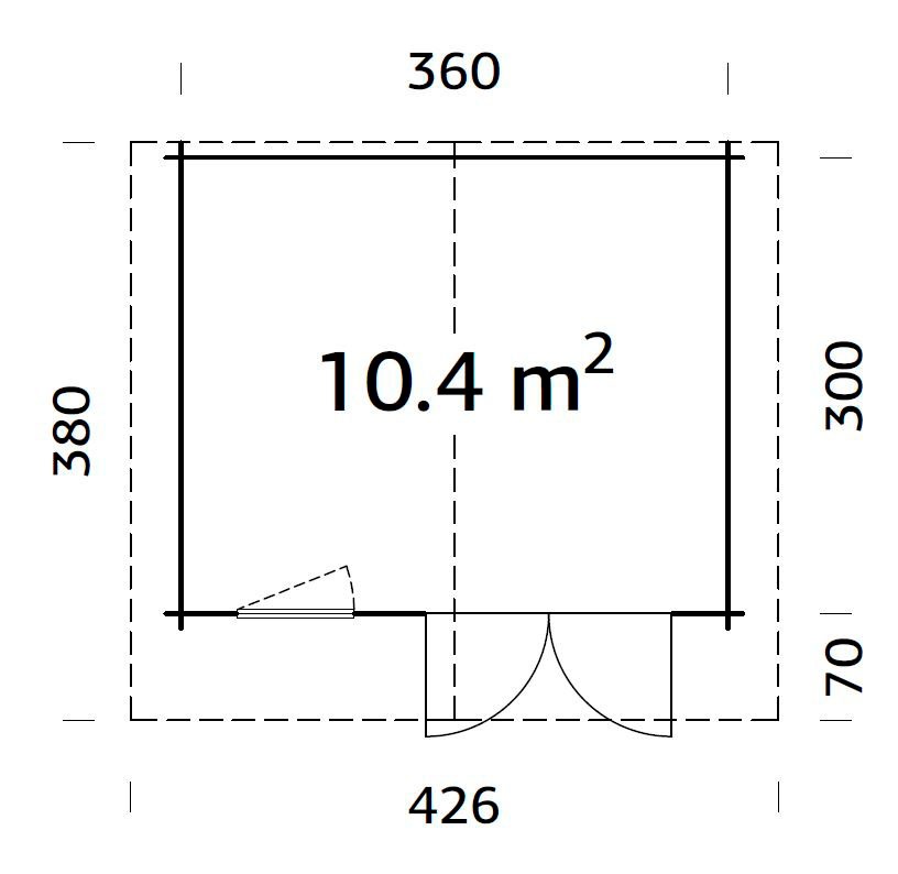 Palmako Gartenhaus »Emma« 10,4 qm