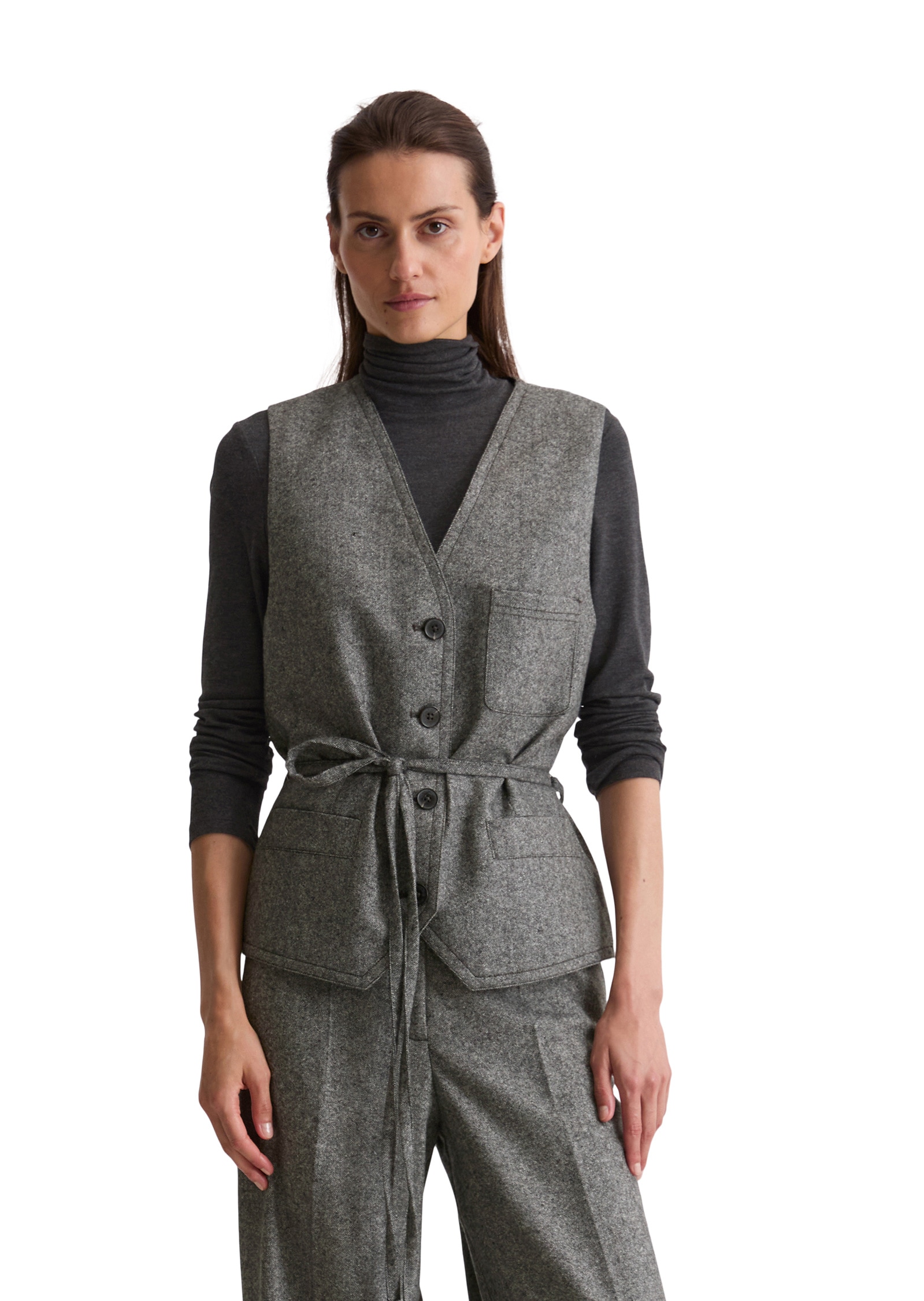 Marc OPolo Shirtweste "aus Schurwolle-Mix" günstig online kaufen