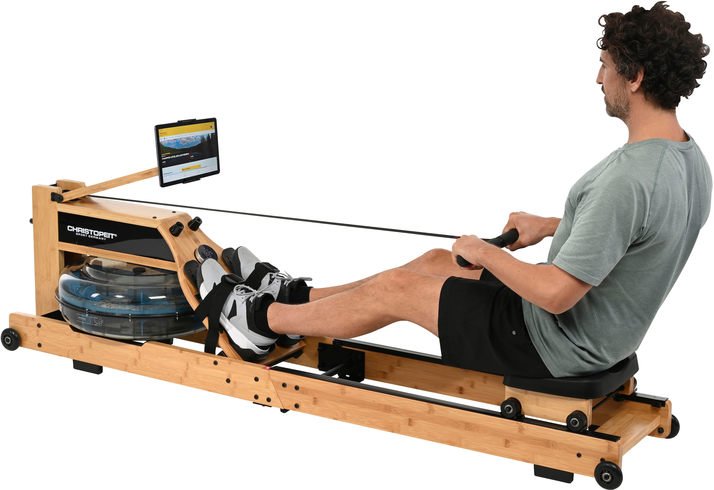 Christopeit Sport® Rudergerät »Wasserrudergerät Colorado« Rudermaschine, klappbar