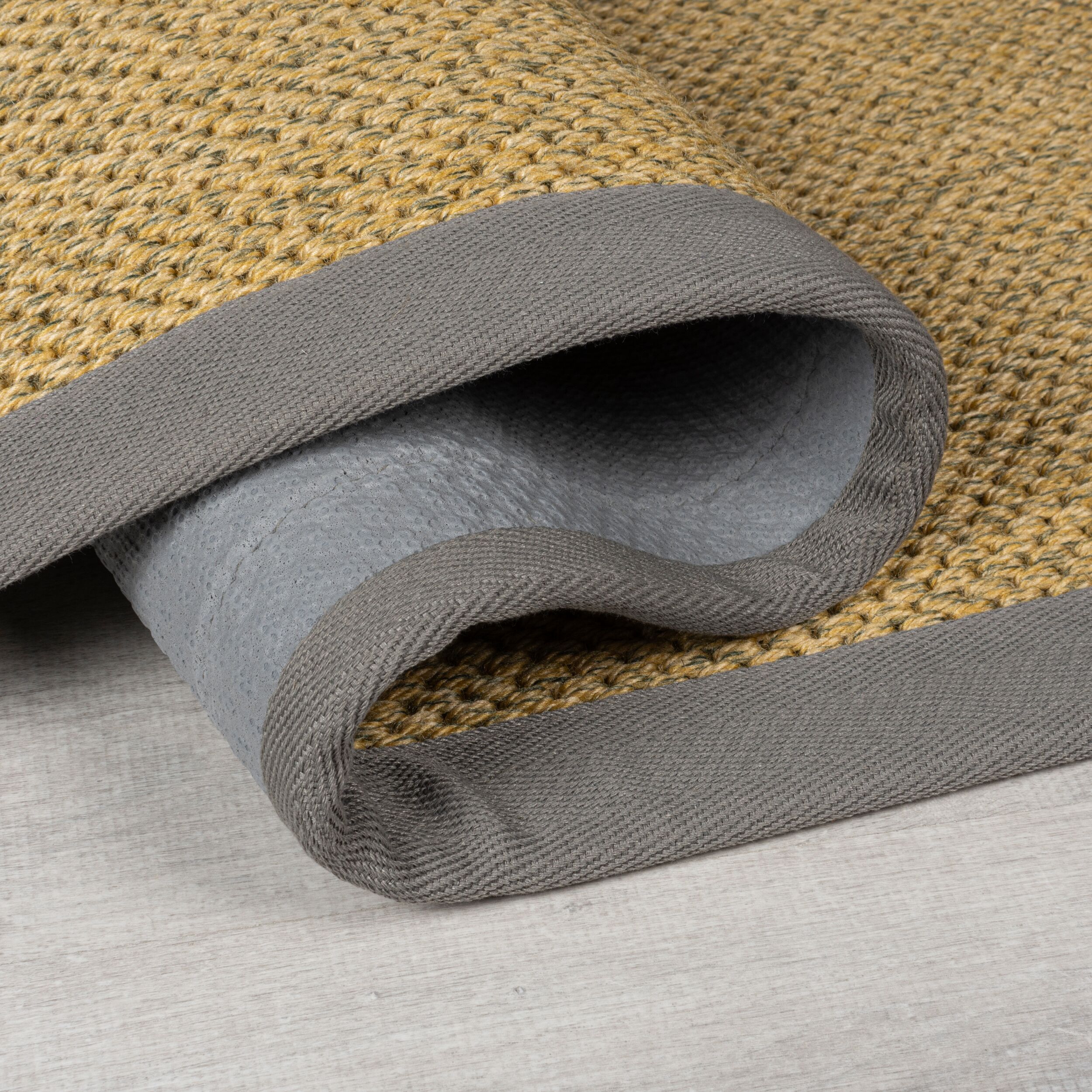 Thumbnail - FLAIR RUGS Teppich "Sisal Look", rechteckig, 6 mm Höhe, Sisal Look Border Indoor Outdoor Bodenläufer Teppich