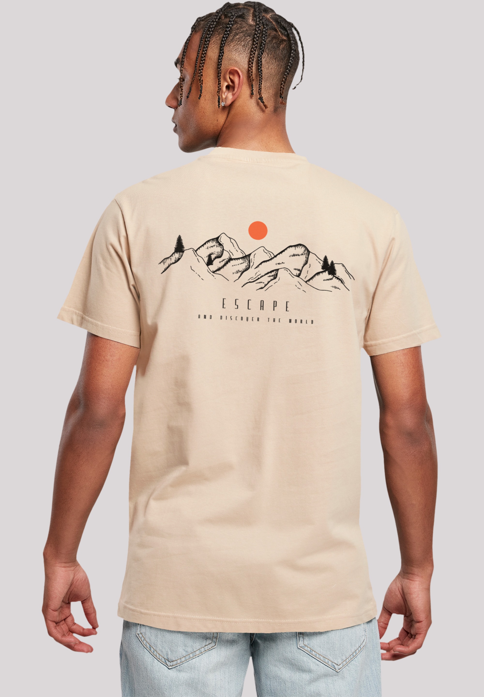 T-Shirt »Discover the world«, Print