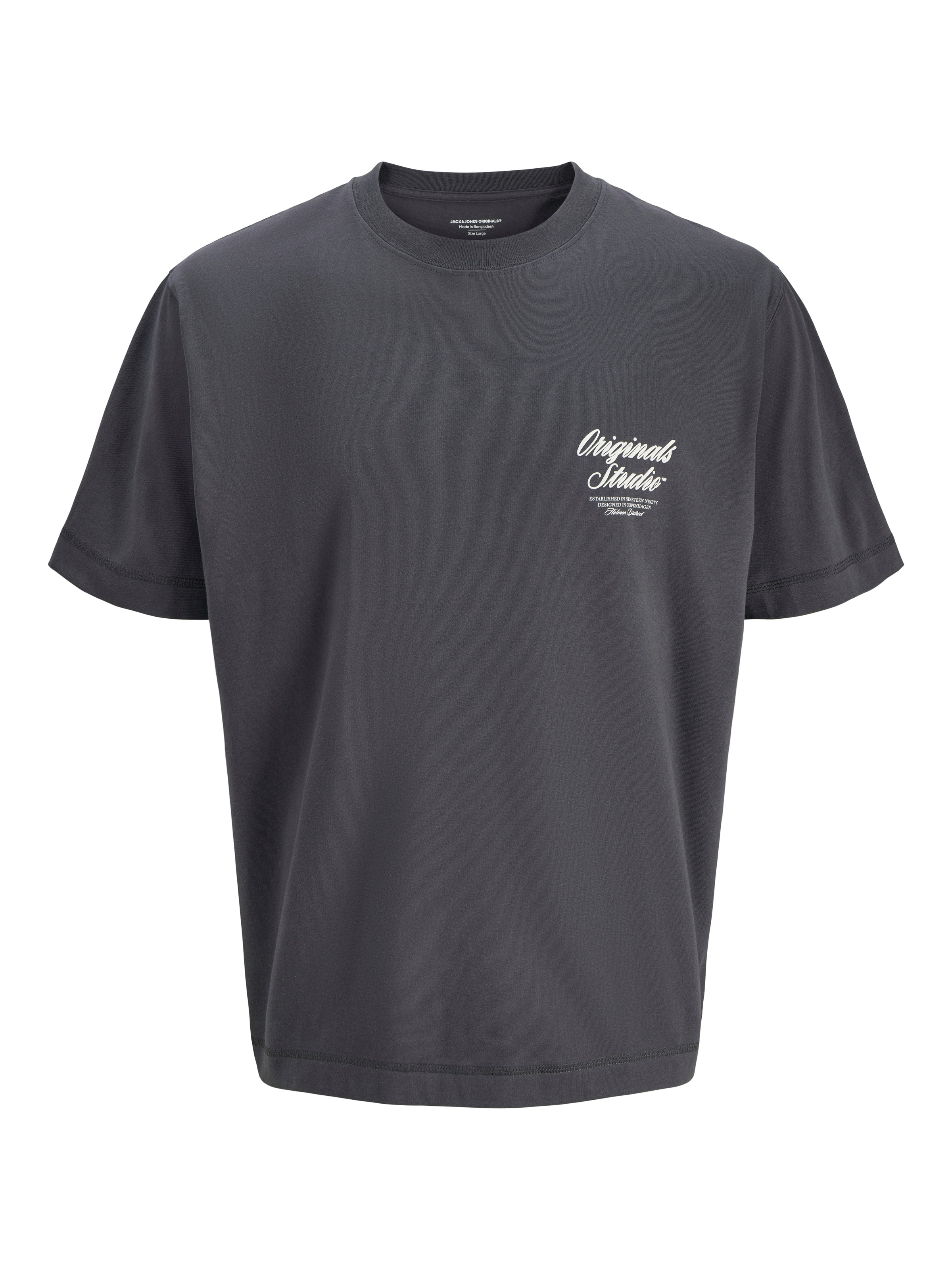 Jack & Jones Kurzarmshirt »JORNORREBRO TYPO TEE SS CREW NECK NOOS« Baumwolle, relaxed fit