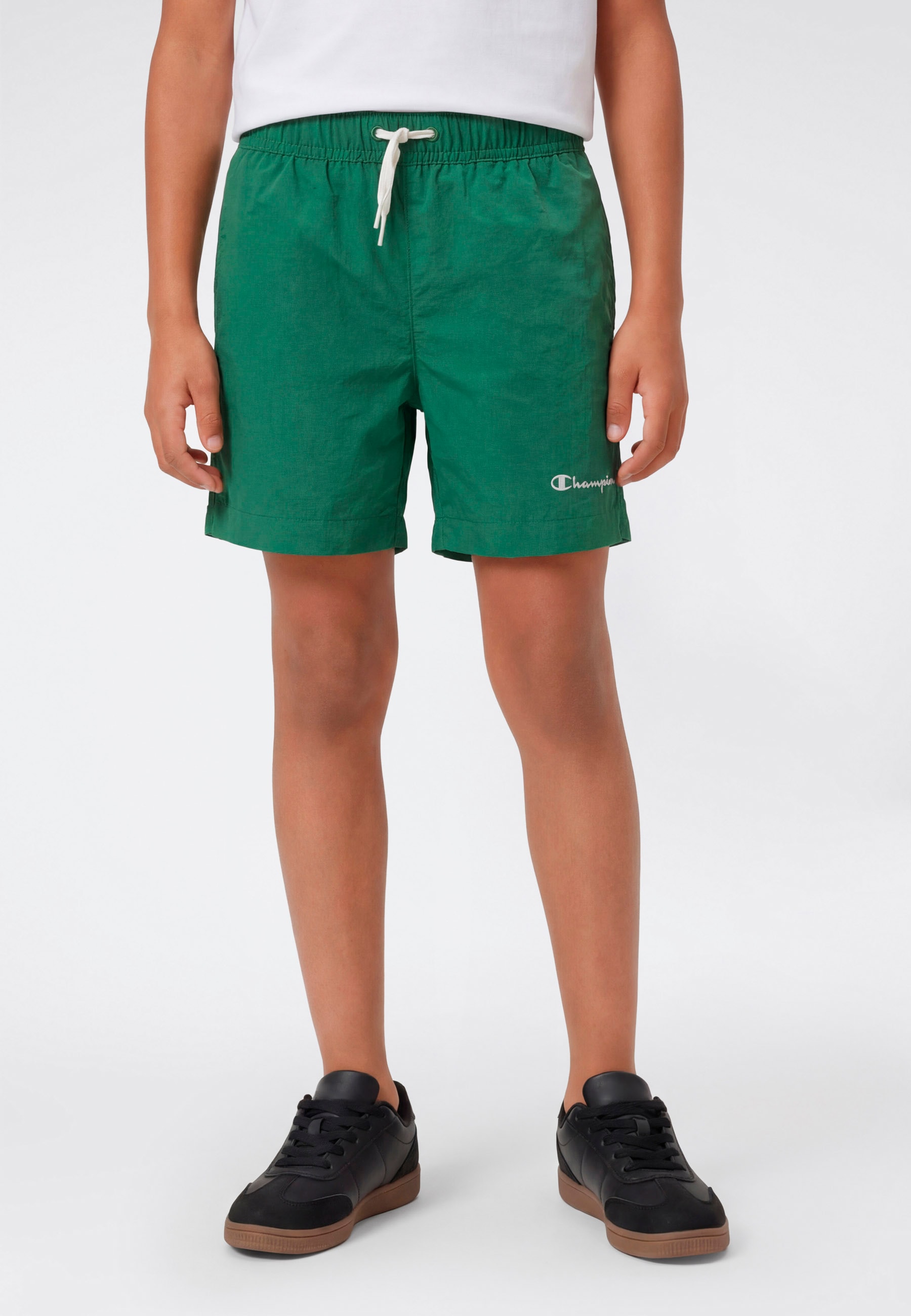 CHAMPION Kinder Badeshorts "Boys' beach shorts", grün, Gr. M, Polyamid, Badehosen, für Kinder und Jugendliche geeignet, leichtes Material aus Polyamid