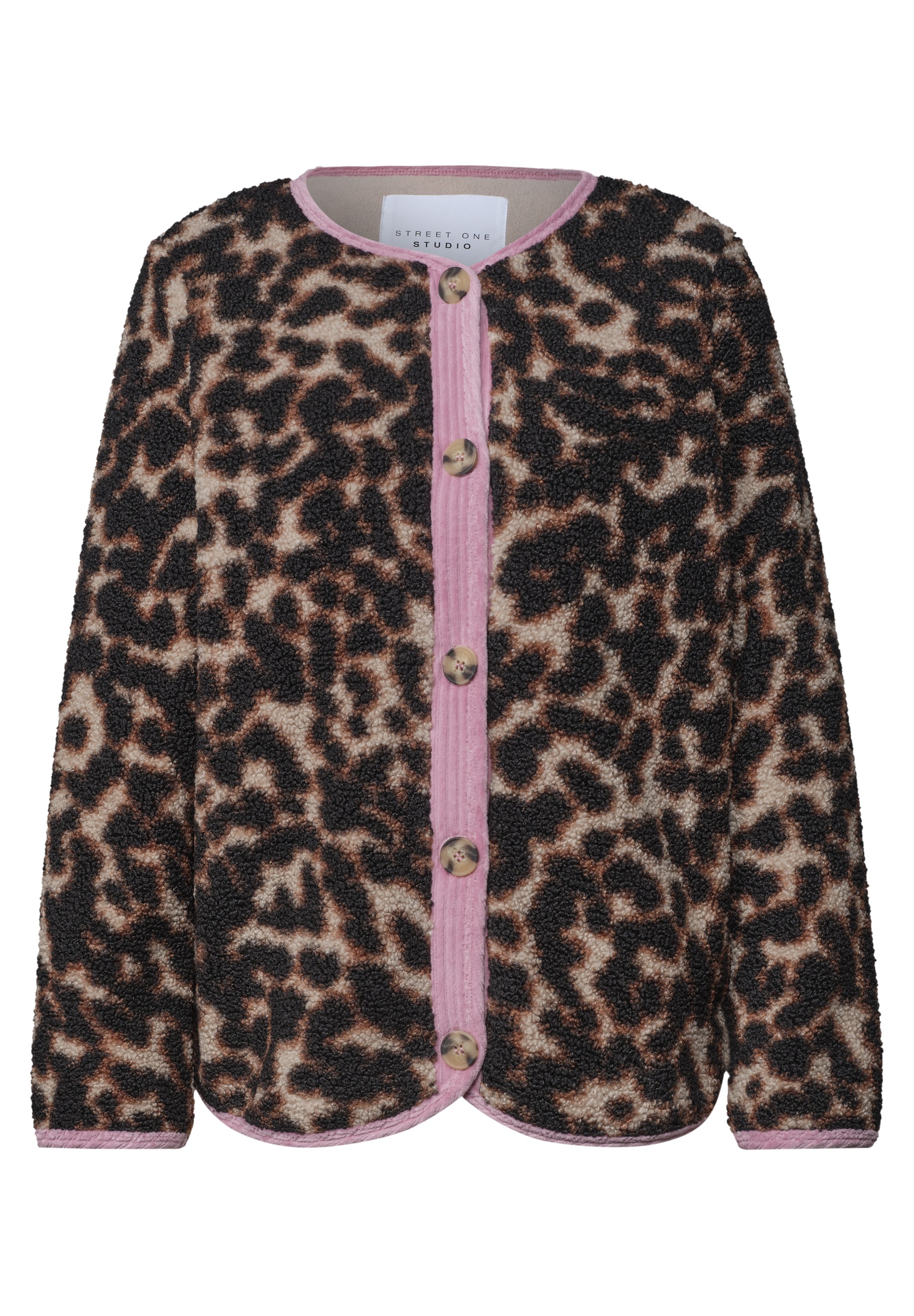 STREET ONE STUDIO Cardigan mit Leomuster