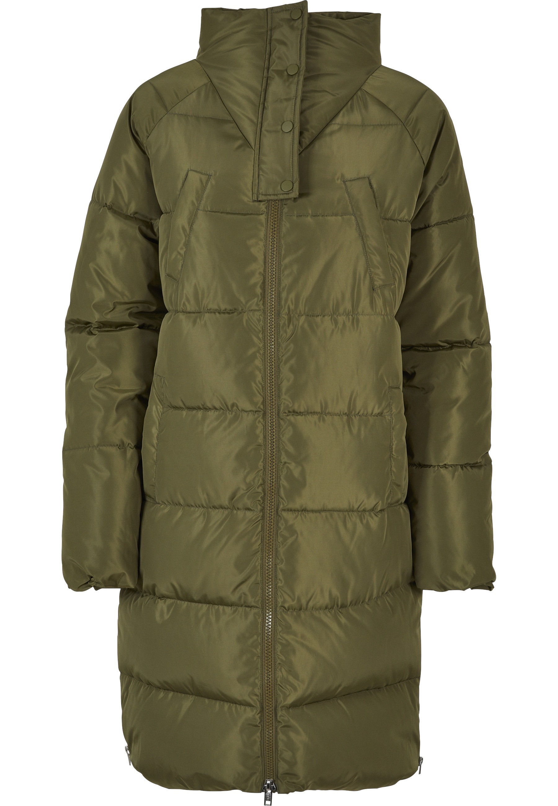 URBAN CLASSICS Winterjacke "Urban Classics Damen Ladies High Neck Puffer Co günstig online kaufen