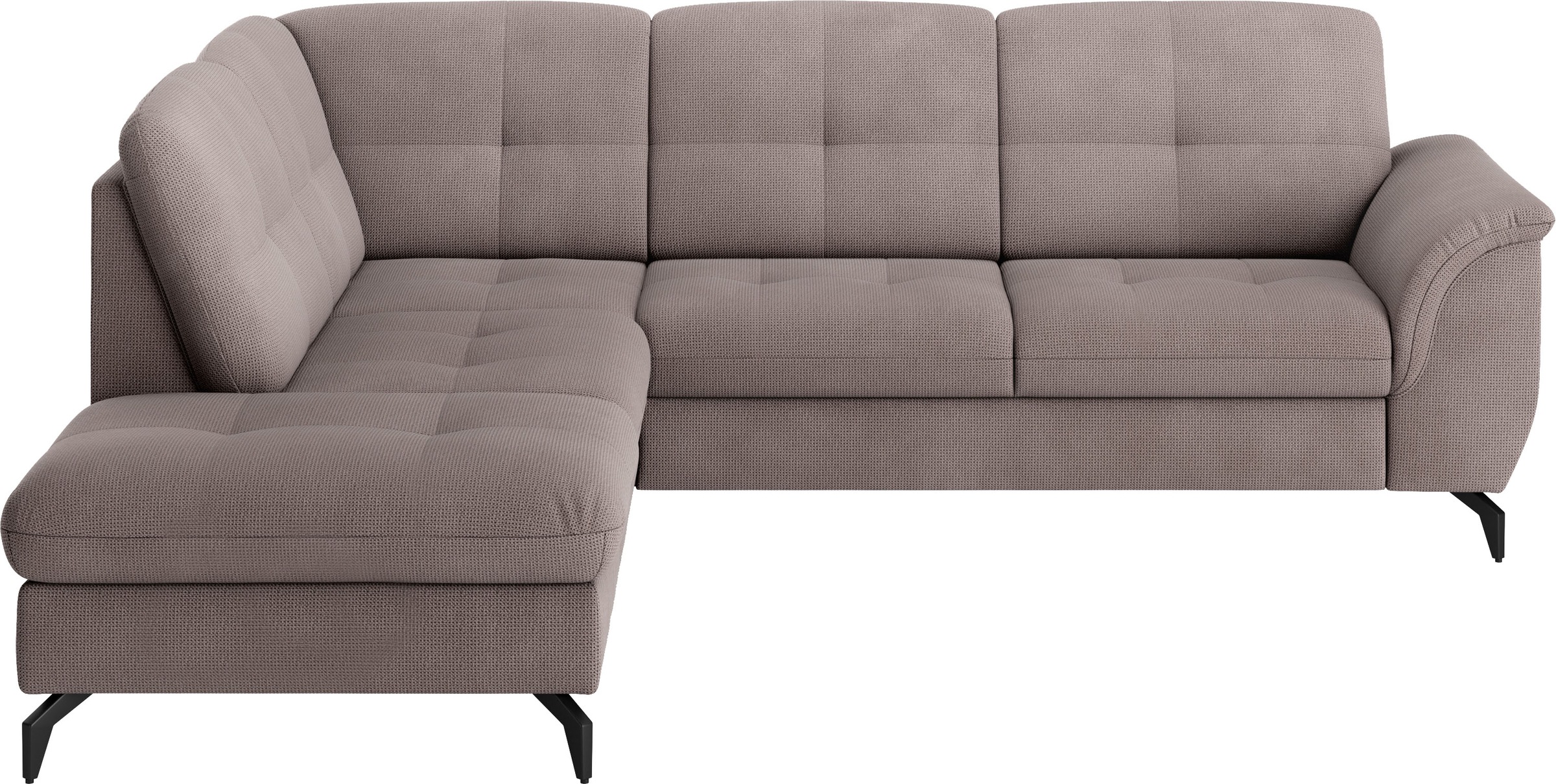 sit&more Ecksofa »Zora L-Form«, wahlweise mit Bettfunktion und Bettkasten
