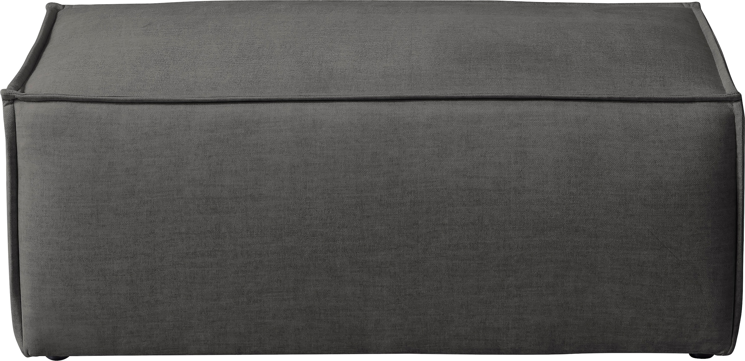 OTTO home Hocker "SHERWOOD Samtvelours Polsterhocker" passend zur Polster-Serie SHERWOOD