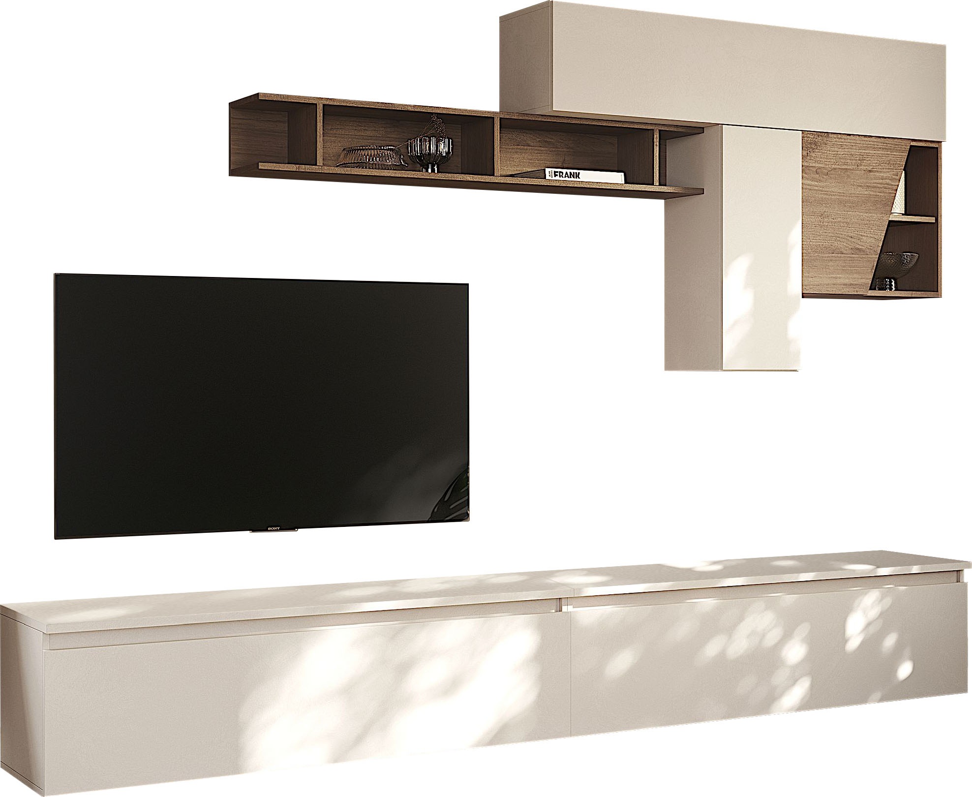 INOSIGN Wohnwand "INFINITY, 6tlg. Breite 276 cm, moderne Mediawand" 6 Stk. günstig online kaufen