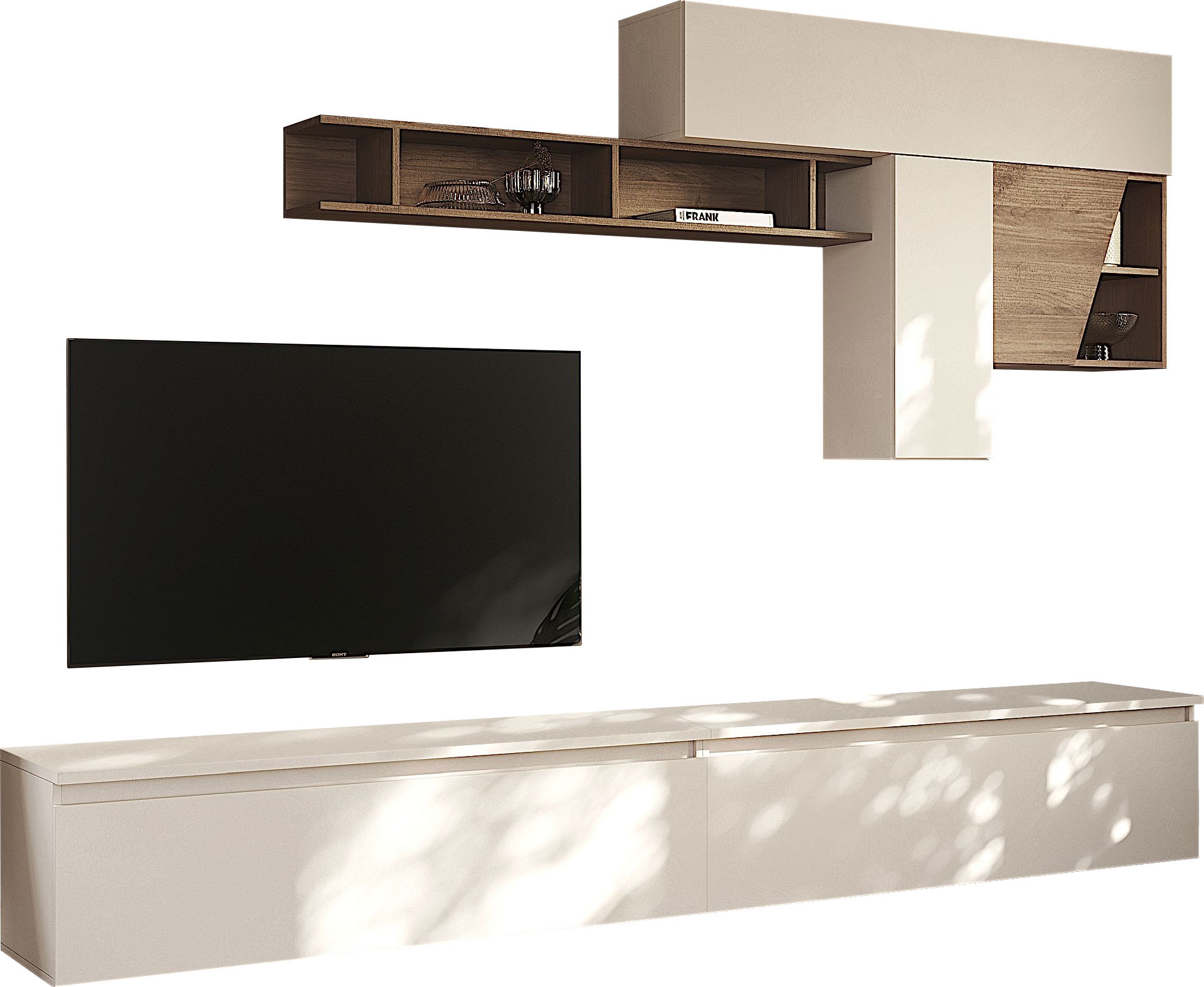 INOSIGN Wohnwand "INFINITY, 6tlg. Breite 276 cm, moderne Mediawand" 6 tlg. günstig online kaufen