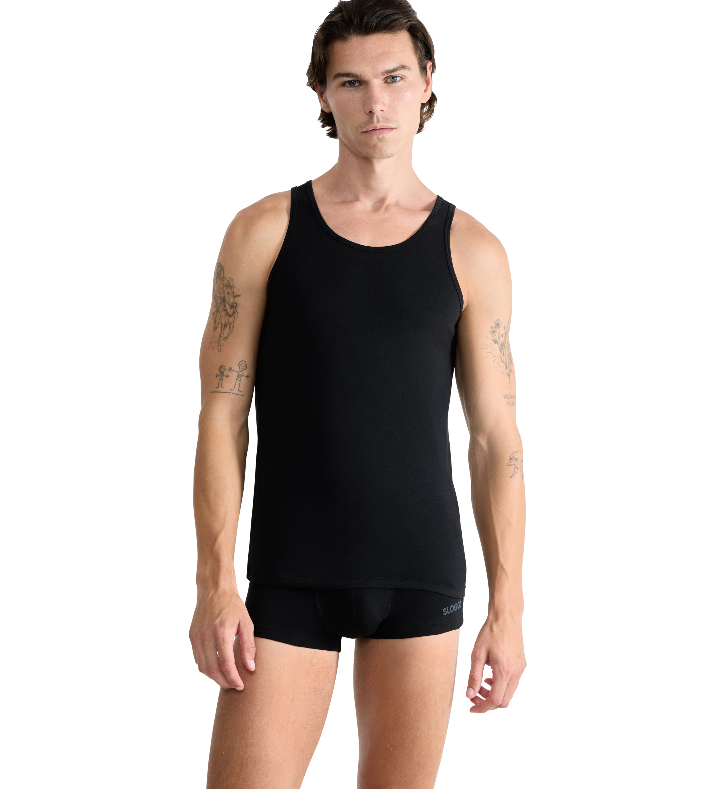 sloggi Tanktop "men GO ABC 2.0 Tank Top 2P", (2er Pack), Rundhalsausschnitt günstig online kaufen