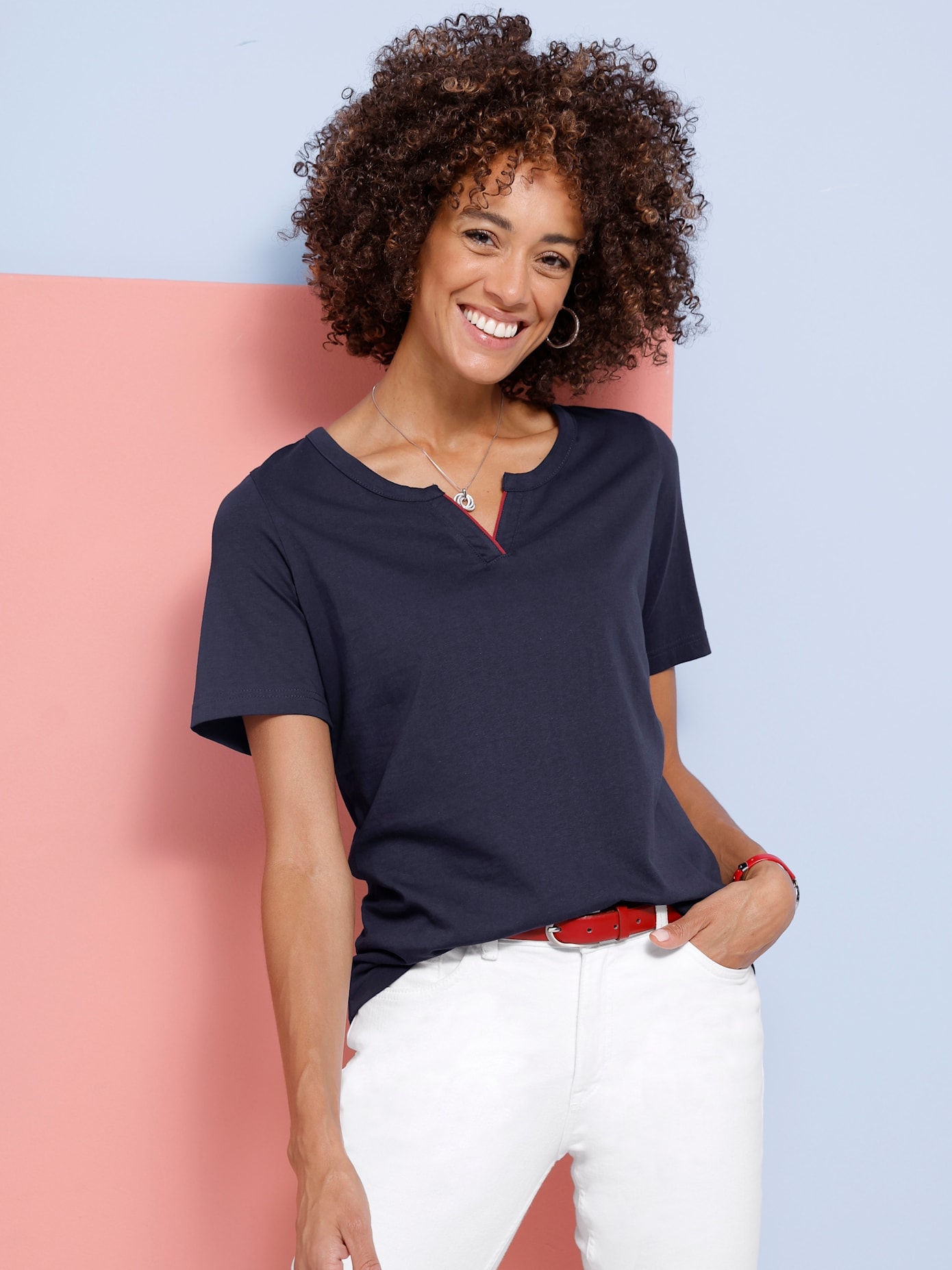 Classic Basics Kurzarmshirt "Kurzarm-Shirt" 1 Stk. tlg. günstig online kaufen