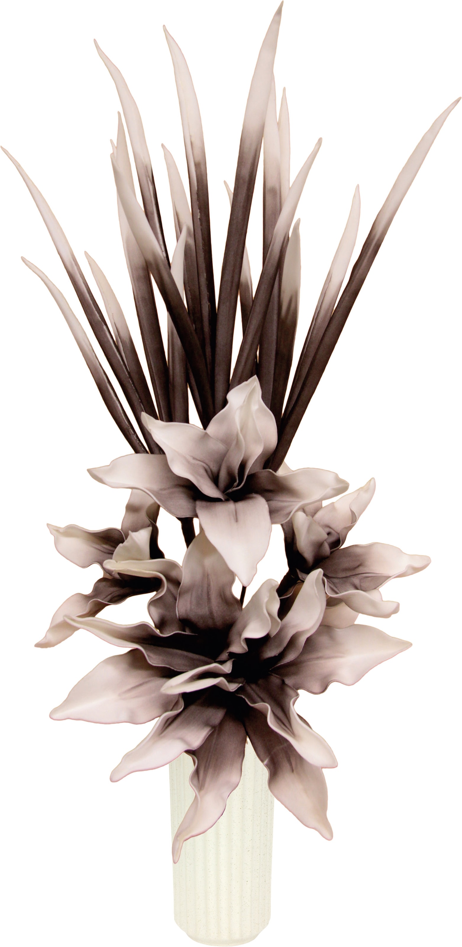 Kunstblume »Soft-Blumenarrangement«, Keramikvase