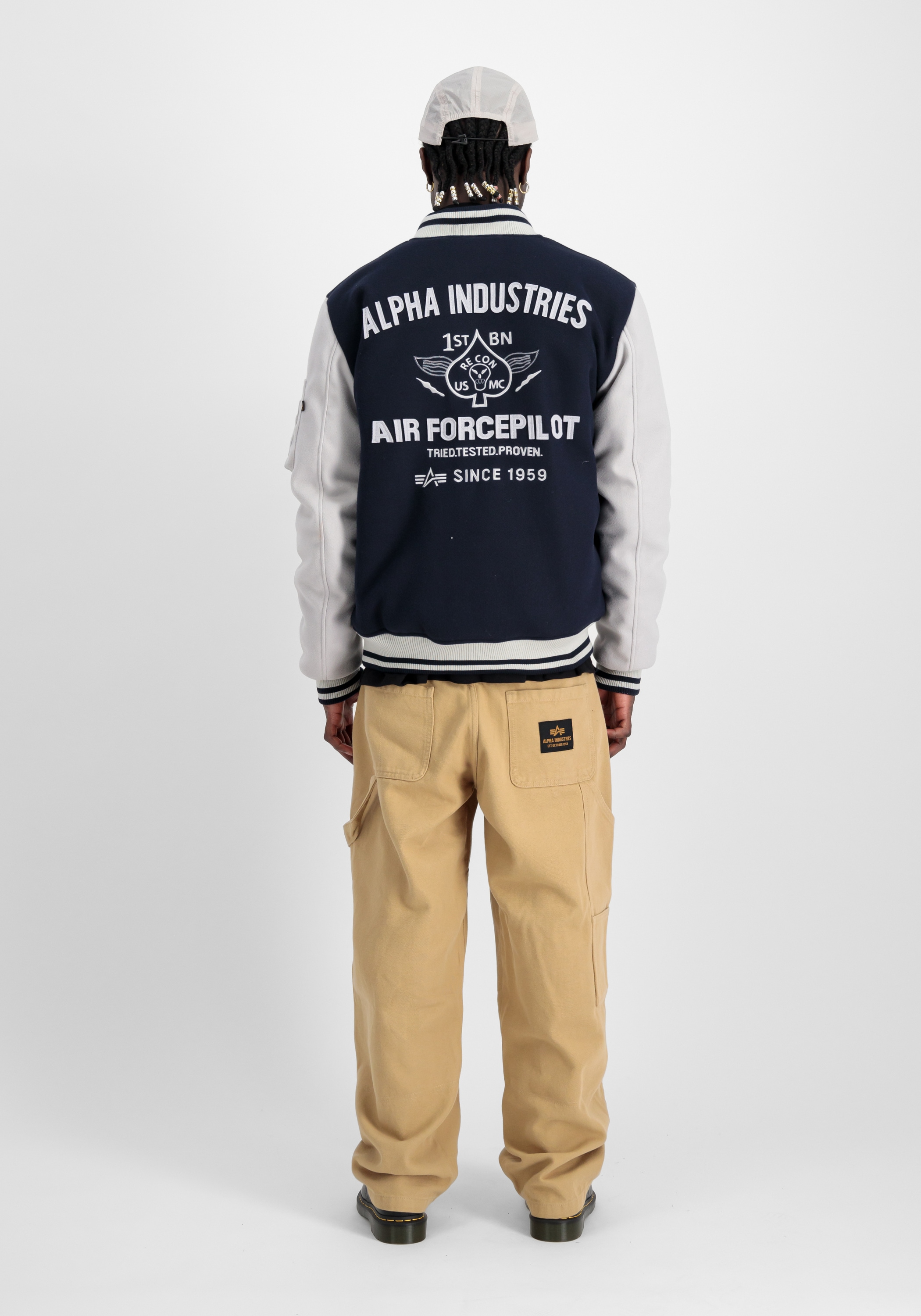 Alpha Industries Bomberjacke »Alpha Industries Men - Bomber Jackets Varsity Air Force Jacket«