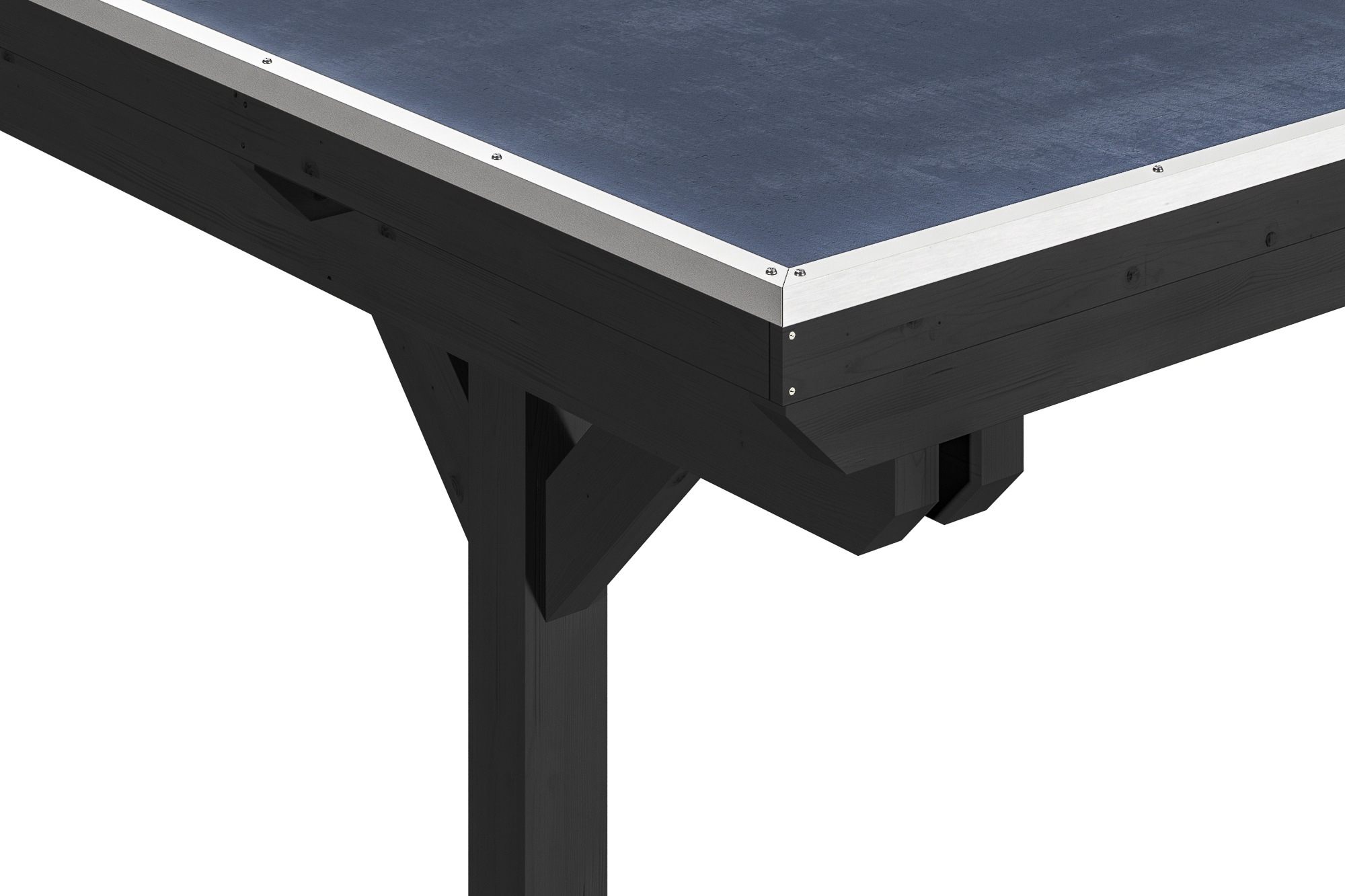 Thumbnail - Skanholz Einzelcarport "Emsland" Leimholz 291 cm Anthrazit