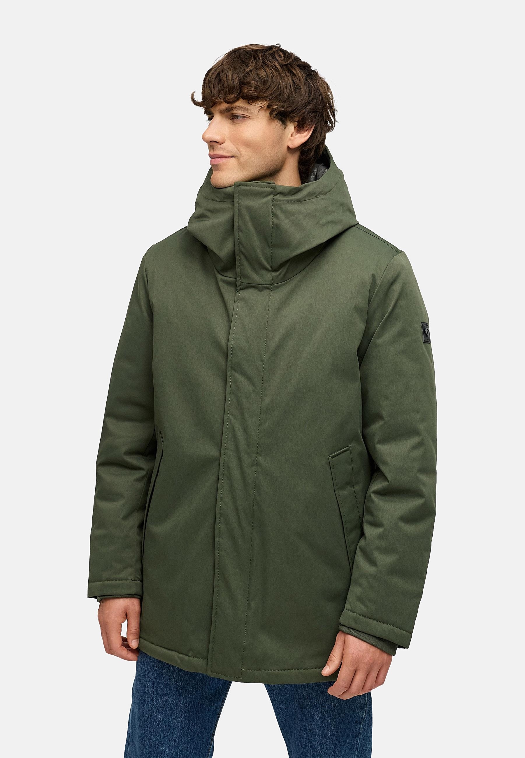Ragwear Kurzmantel »Parcan Twill YOUMODO« wasserdichter Herren Winterparka