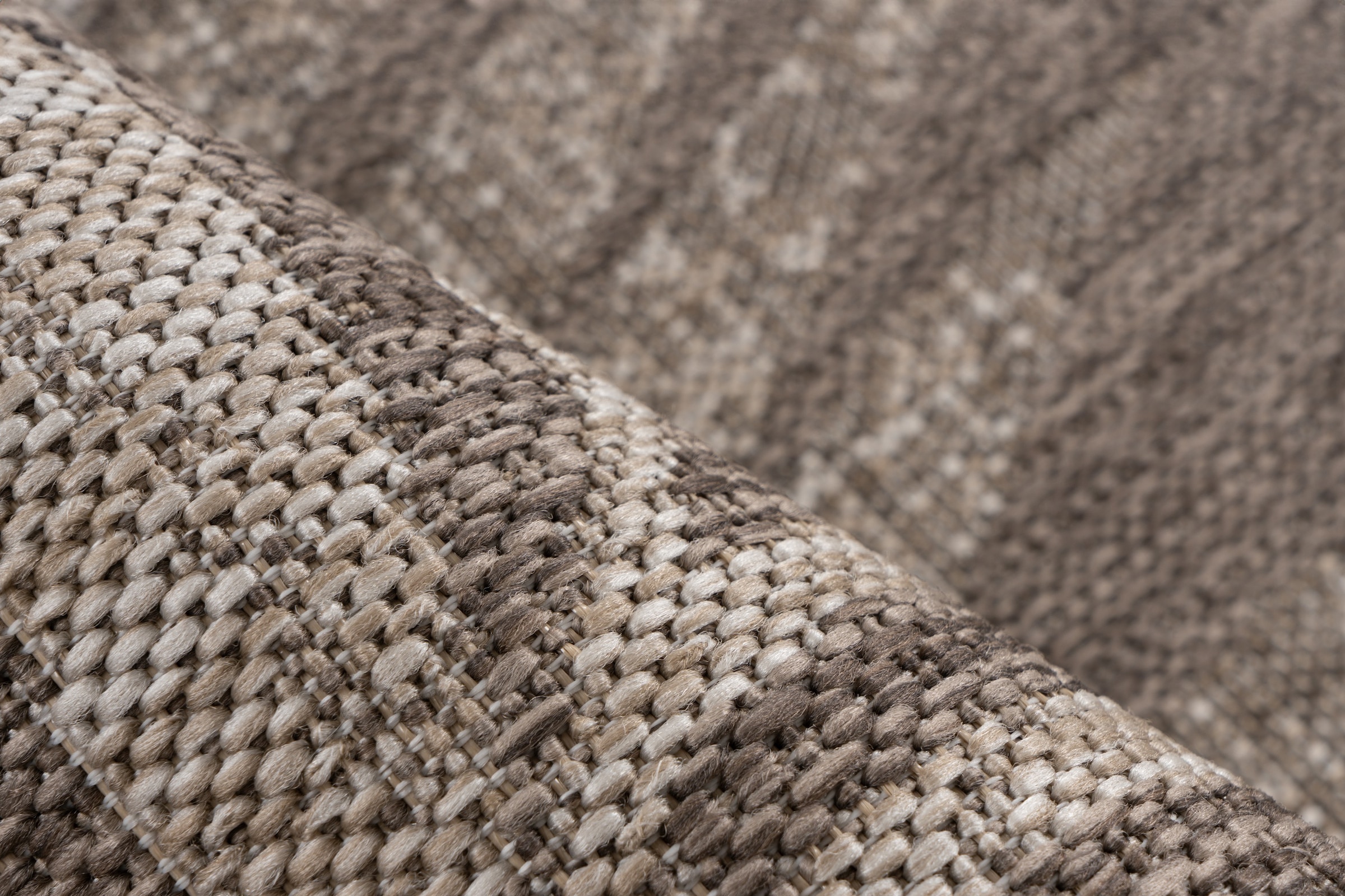 Kayoom Teppich »Nibru 725« rechteckig 5 mm Höhe Flachgewebe, In- und Outdoor geeignet, schnell trocknend, floral