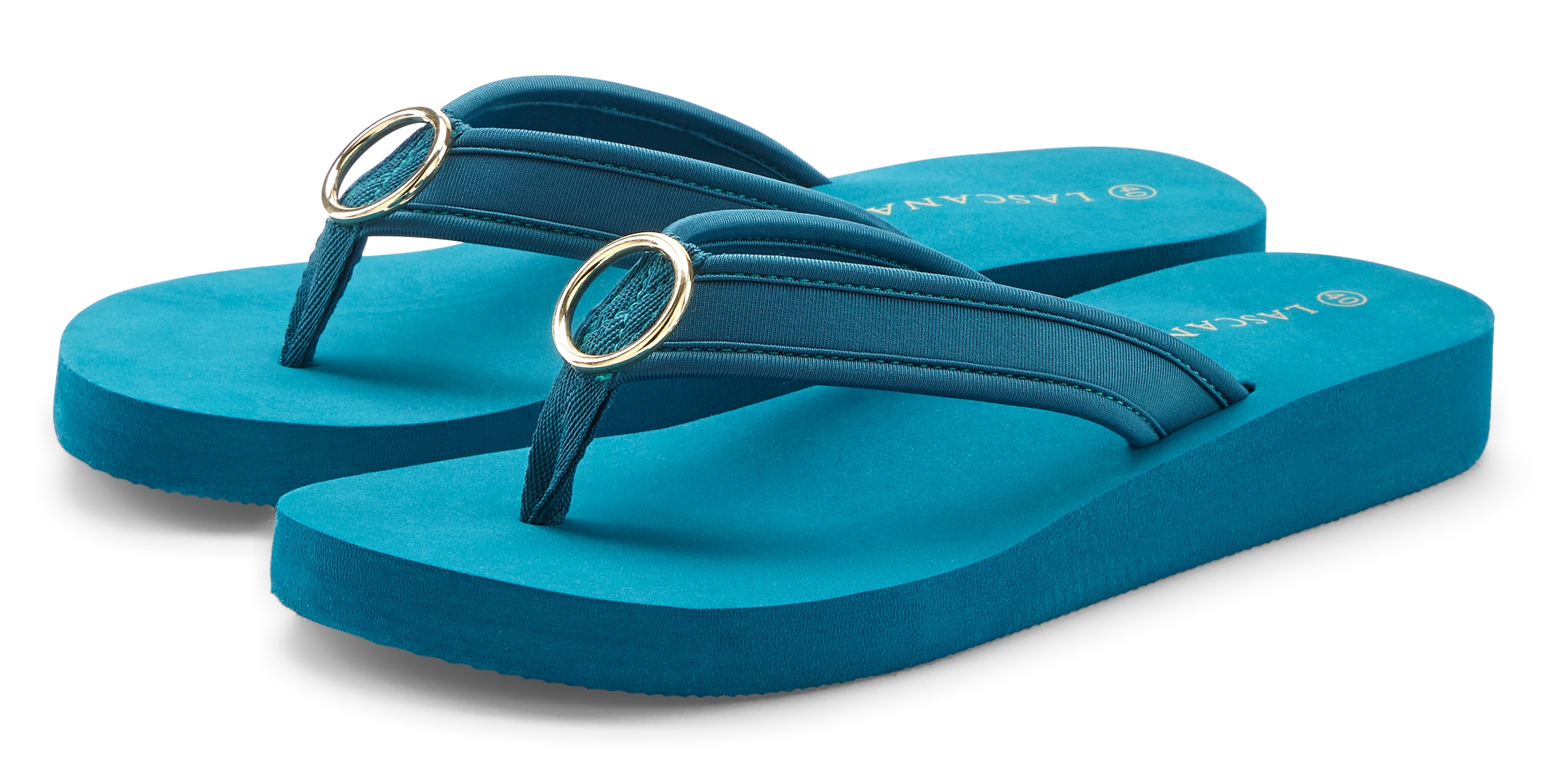 LASCANA "Sandale, Badeschuh, Pantolette, Badelatsche, Flip Flop" Zehentrenn günstig online kaufen
