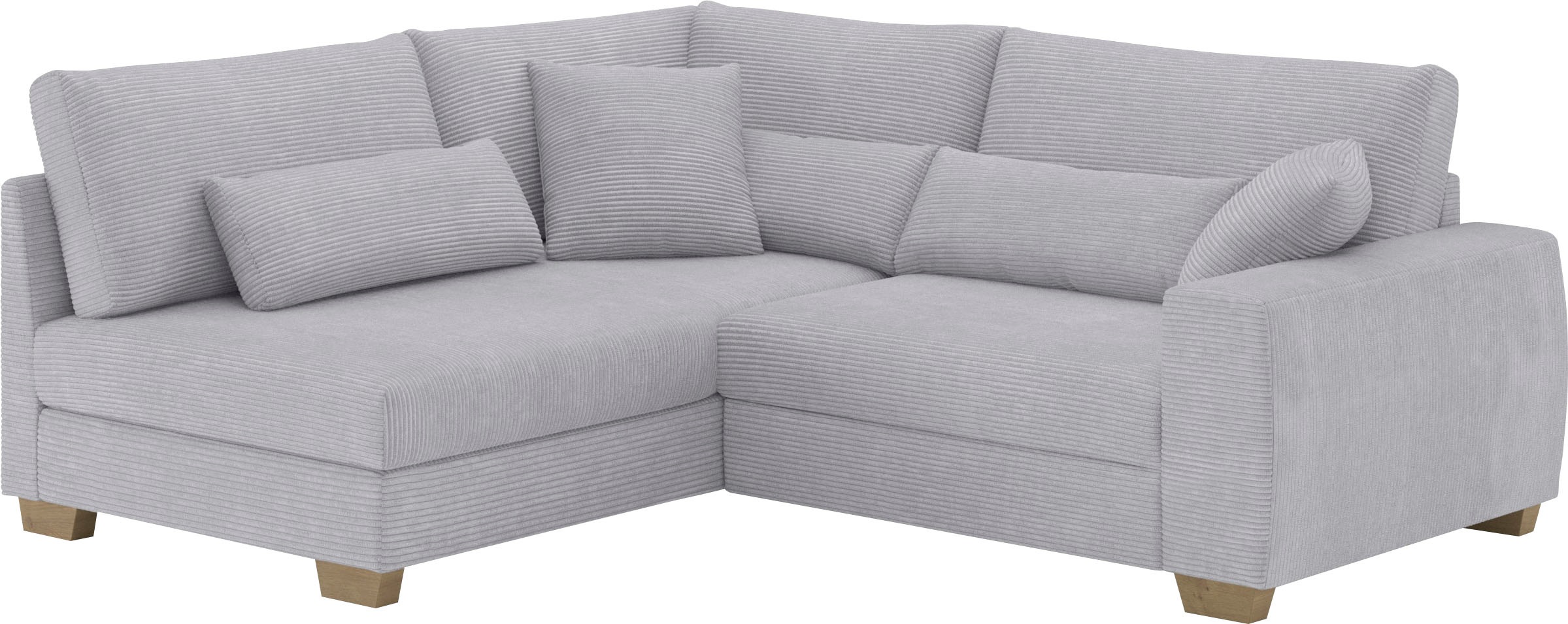 Mr. Couch Ecksofa "Helena L-Form", Mit Federkern, wahlweise mit Bettfunktio günstig online kaufen