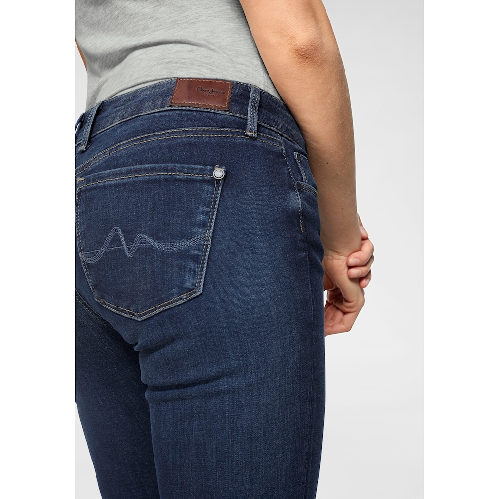 Pepe Jeans Skinny-fit-Jeans »SOHO«, im 5-Pocket-Stil mit 1-Knopf Bund und Stretch-Anteil