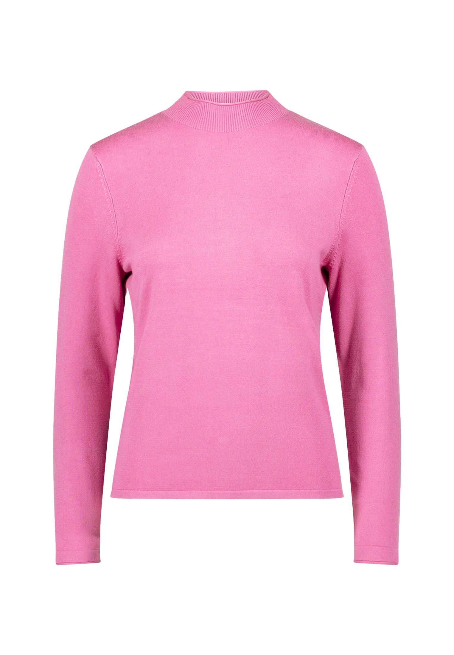 Zero Strickpullover "Damen mit hohem Kragen" 1 tlg. Plain/ohne Details günstig online kaufen