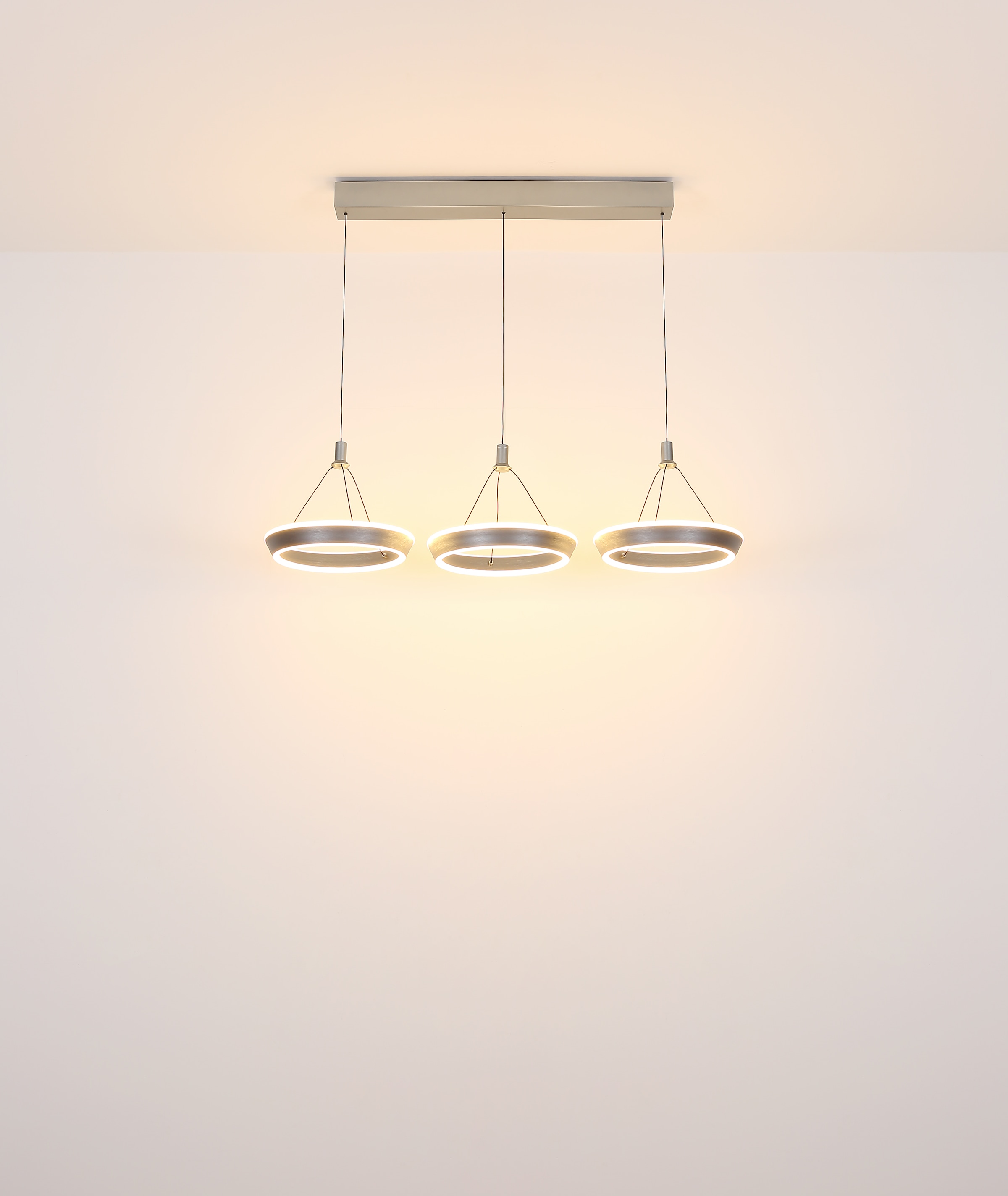 GLOBO LIGHTING LED Pendelleuchte »FERRA«, Leuchtmittel LED-Modul | LED fest integriert, Hängelampe/Hängeleuchte/Wohnzimmer/Esstisch/elegant
