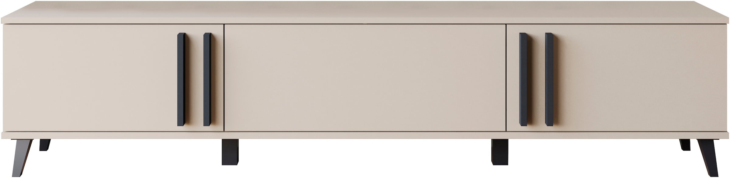 INOSIGN Lowboard »Helsinki, TV-Kommode Breite 180cm«, (1 St.), modernes Design, 3 Klapptüren