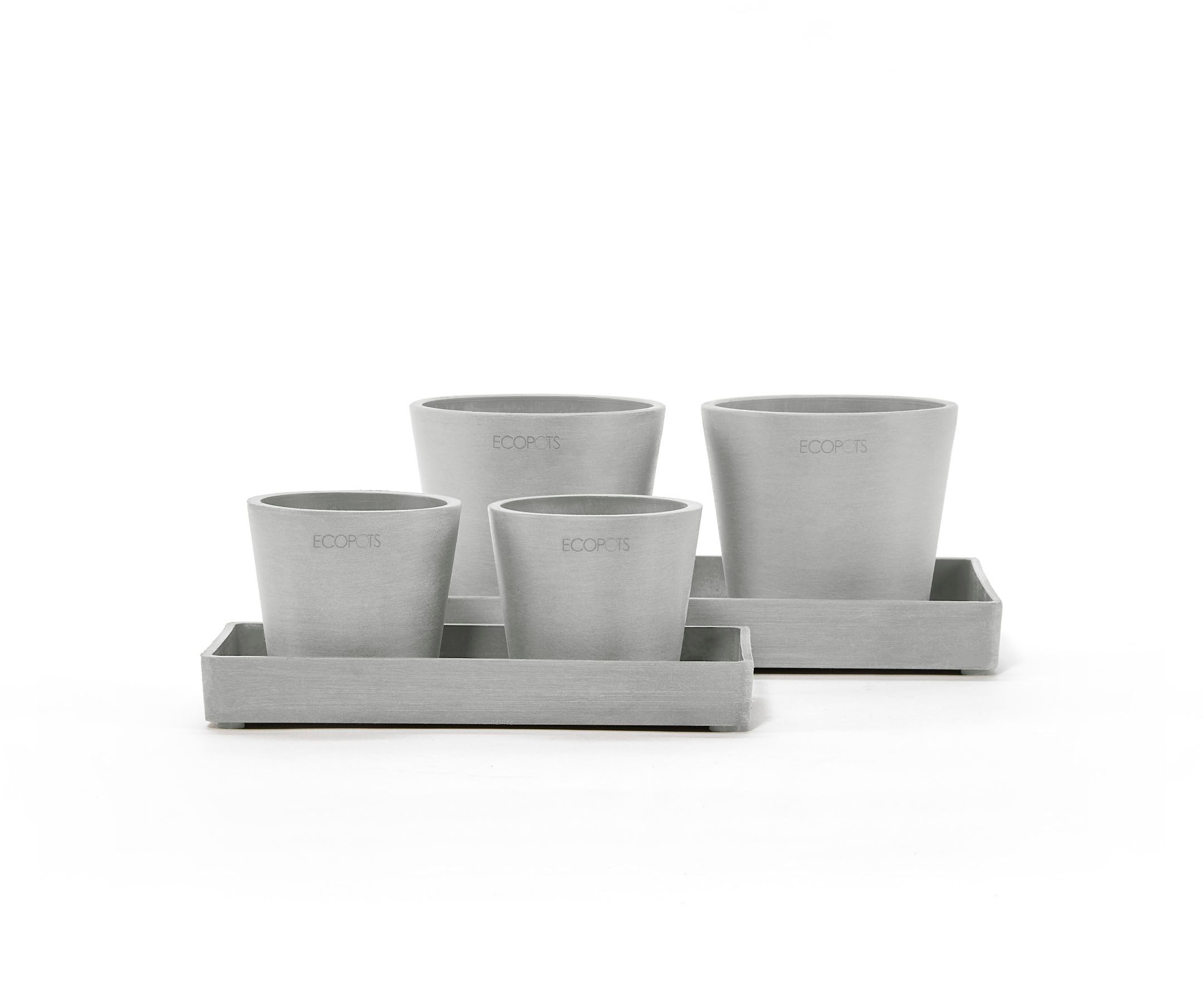 ECOPOTS Blumentopfuntersetzer »DISPLAY PLATTER« für Ecopots Amsterdam, BxTxH: 15x15x2,5 cm