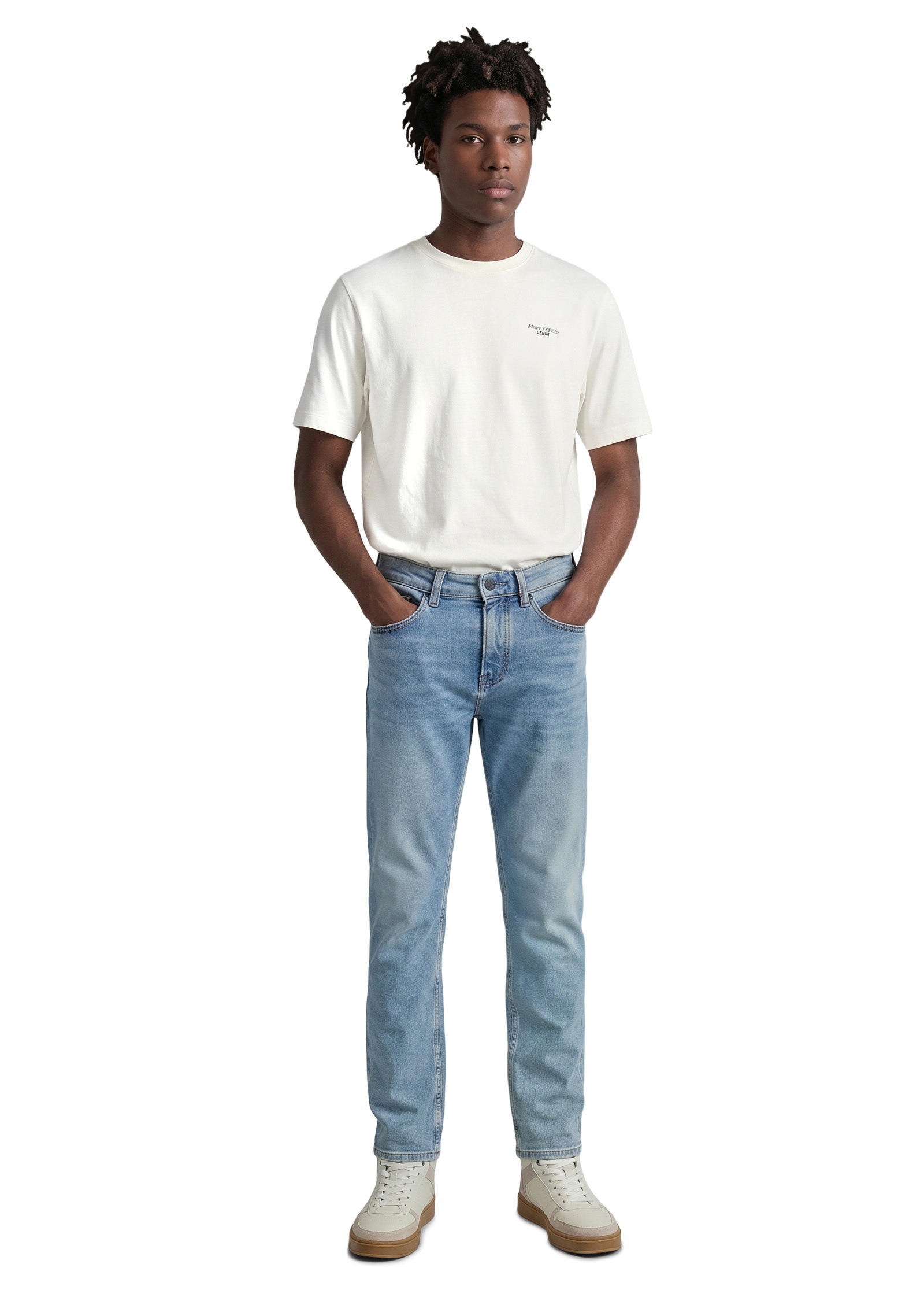 Marc O'Polo DENIM Tapered-fit-Jeans »aus Bio-Baumwoll-Mix«