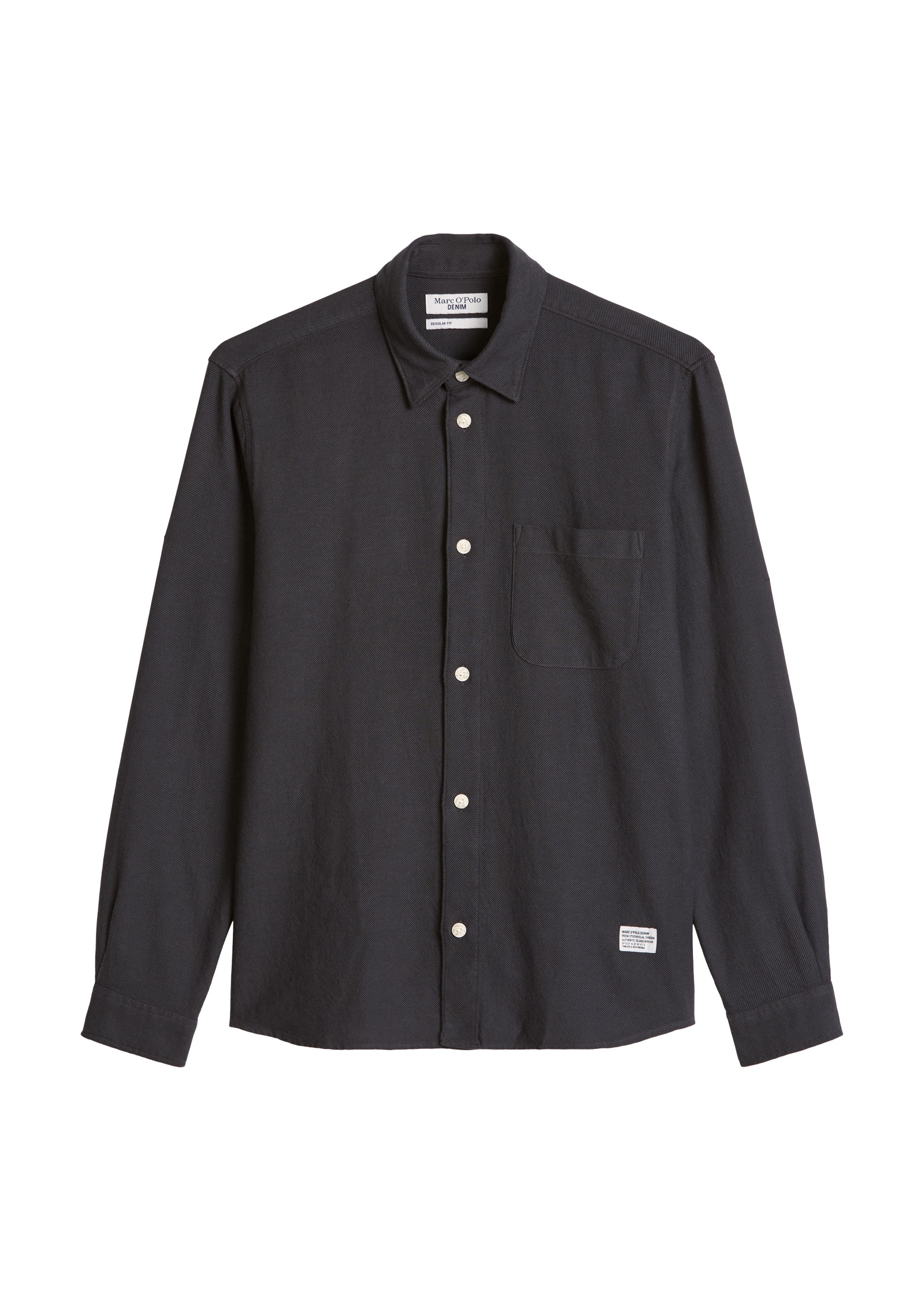 Marc O'Polo DENIM Langarmhemd »aus weichem Bio-Baumwoll-Twill«