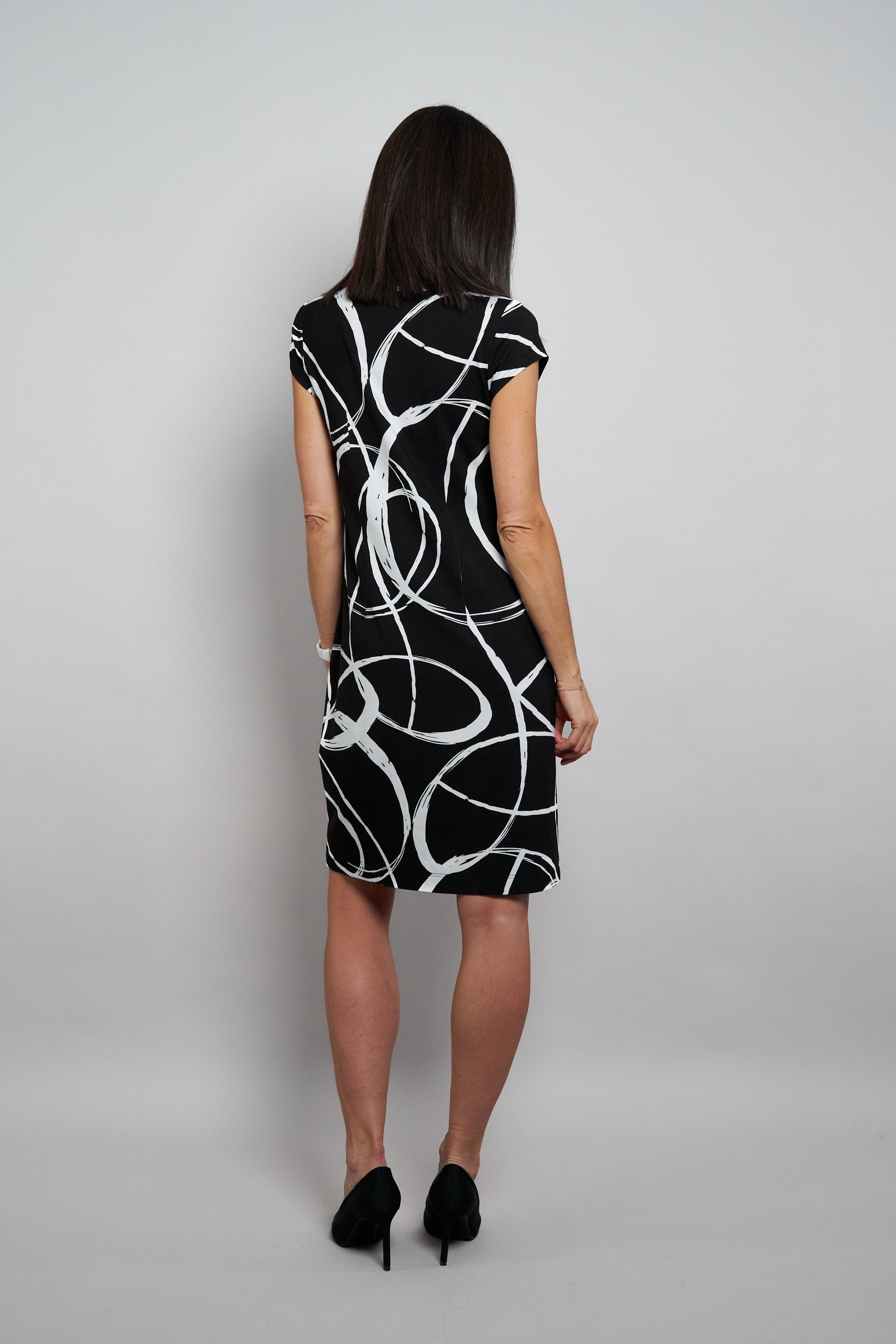 Seidel Moden Druckkleid "Otto exclusiv" Ohne Taschen mit grafischem Muster günstig online kaufen