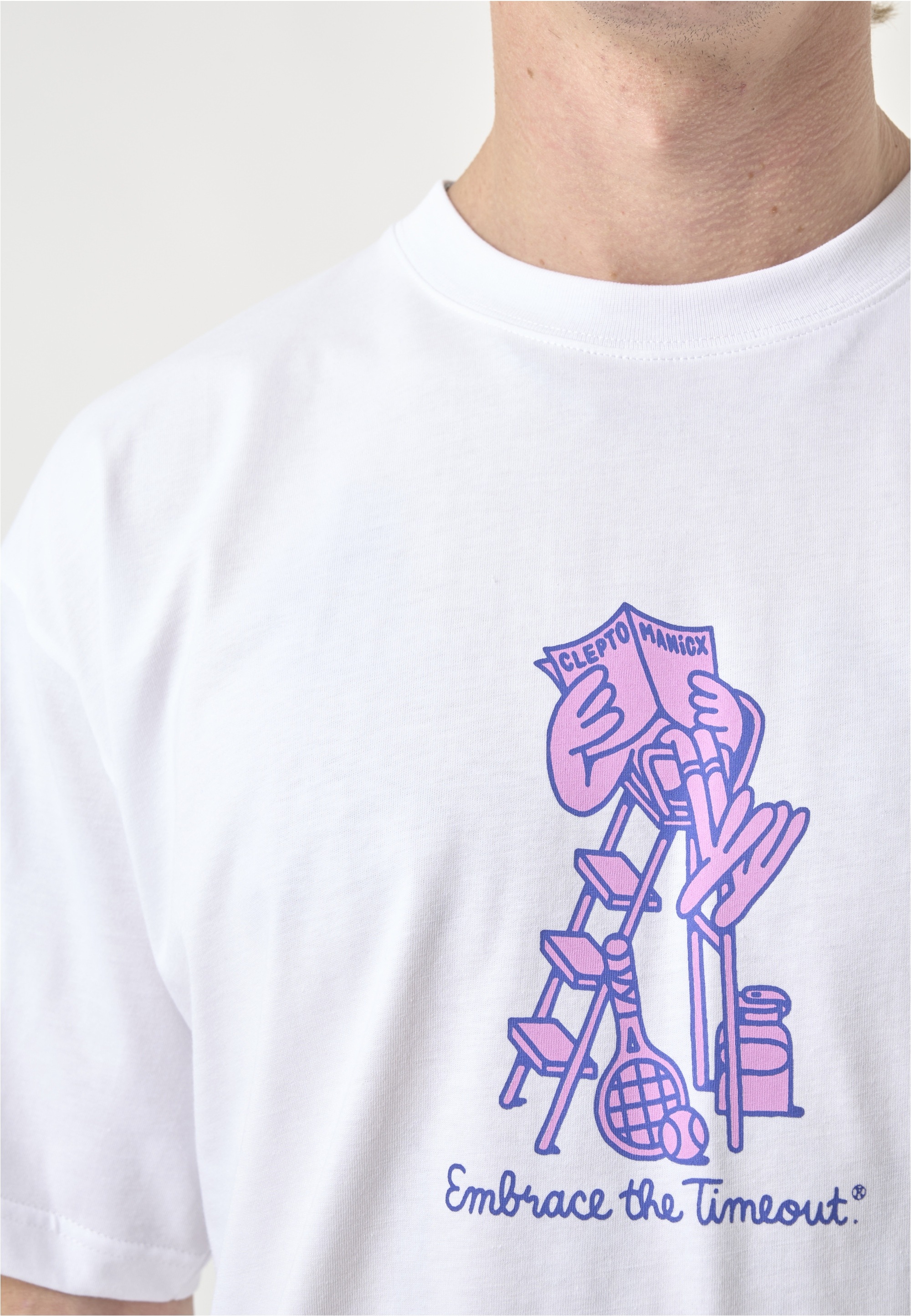 Cleptomanicx T-Shirt "Classic Tee Embrace Tennis", mit lockerem Schnitt günstig online kaufen