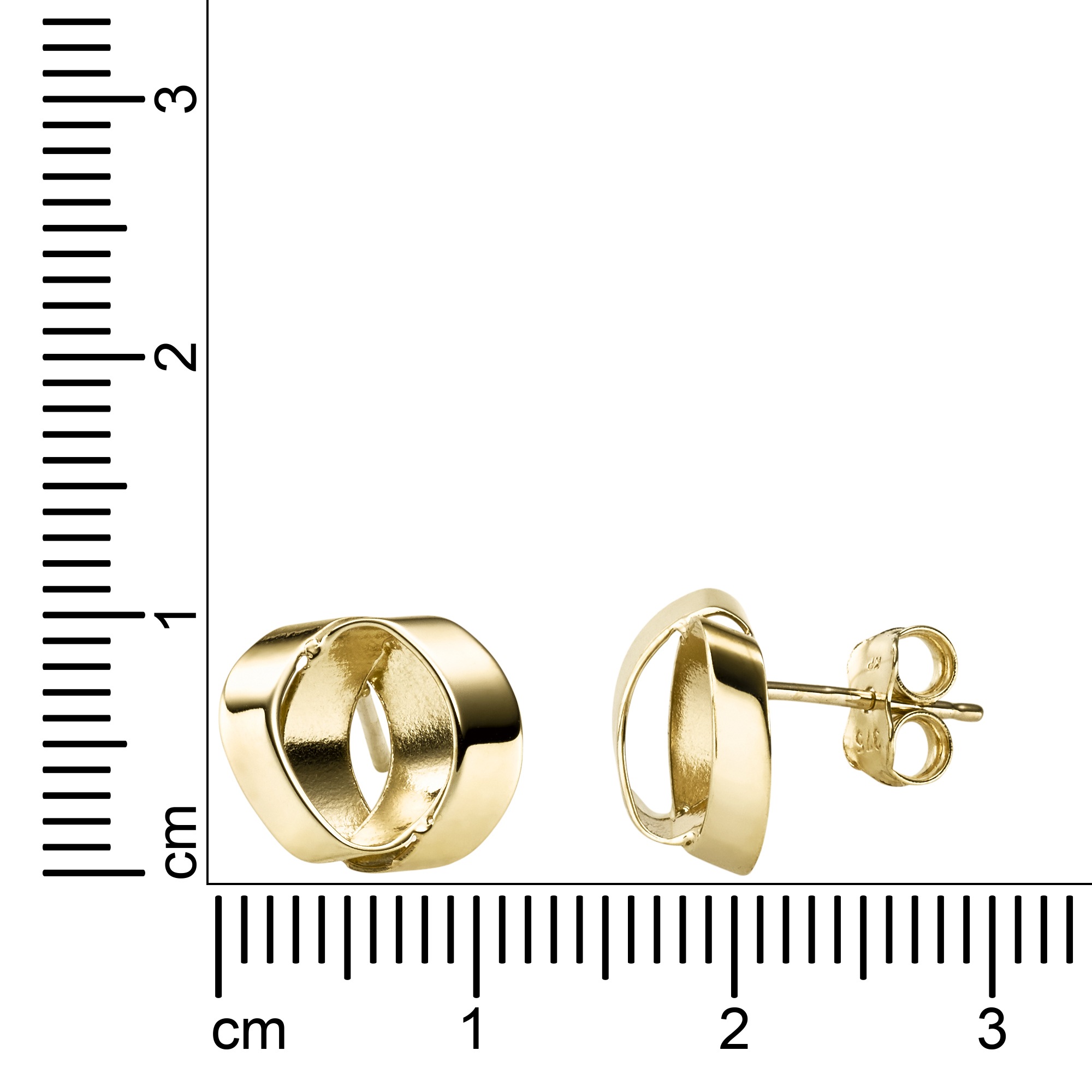 Fascination by Ellen K. Earrings Yellow Gold 3