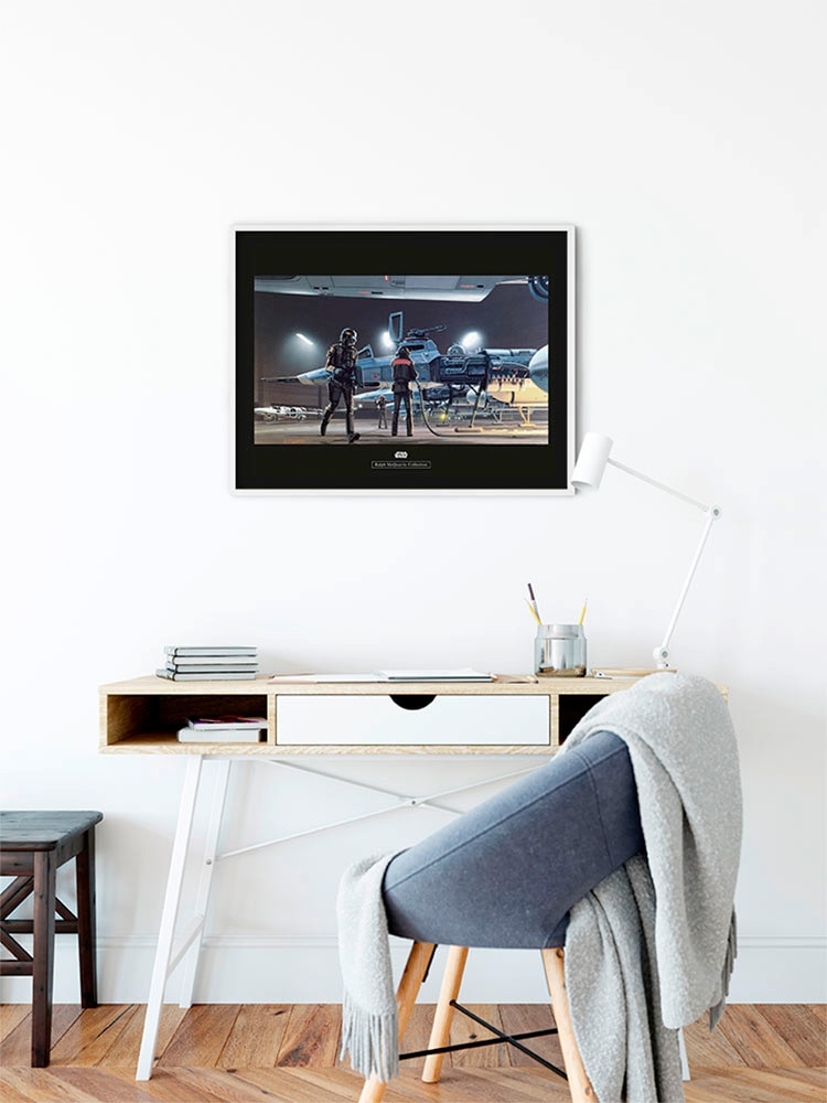 Komar Bild »Star Wars Classic RMQ Yavin Y-Wing« Star Wars 1 Stk. tlg. Wandbild zur Dekoration im Kinderzimmer - ohne Rahmen