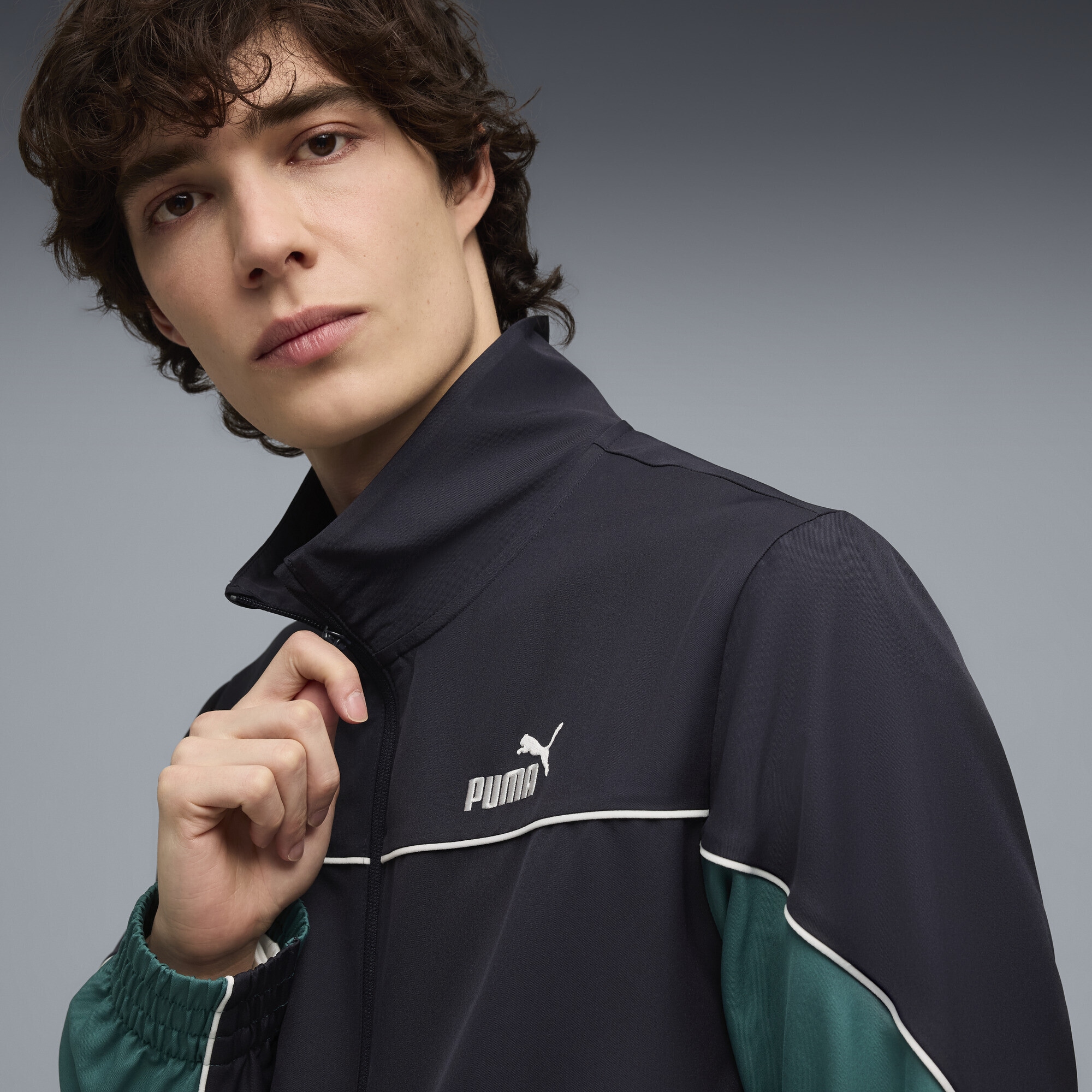 PUMA Trainingsanzug »Colourblock Trainingsanzug Herren«