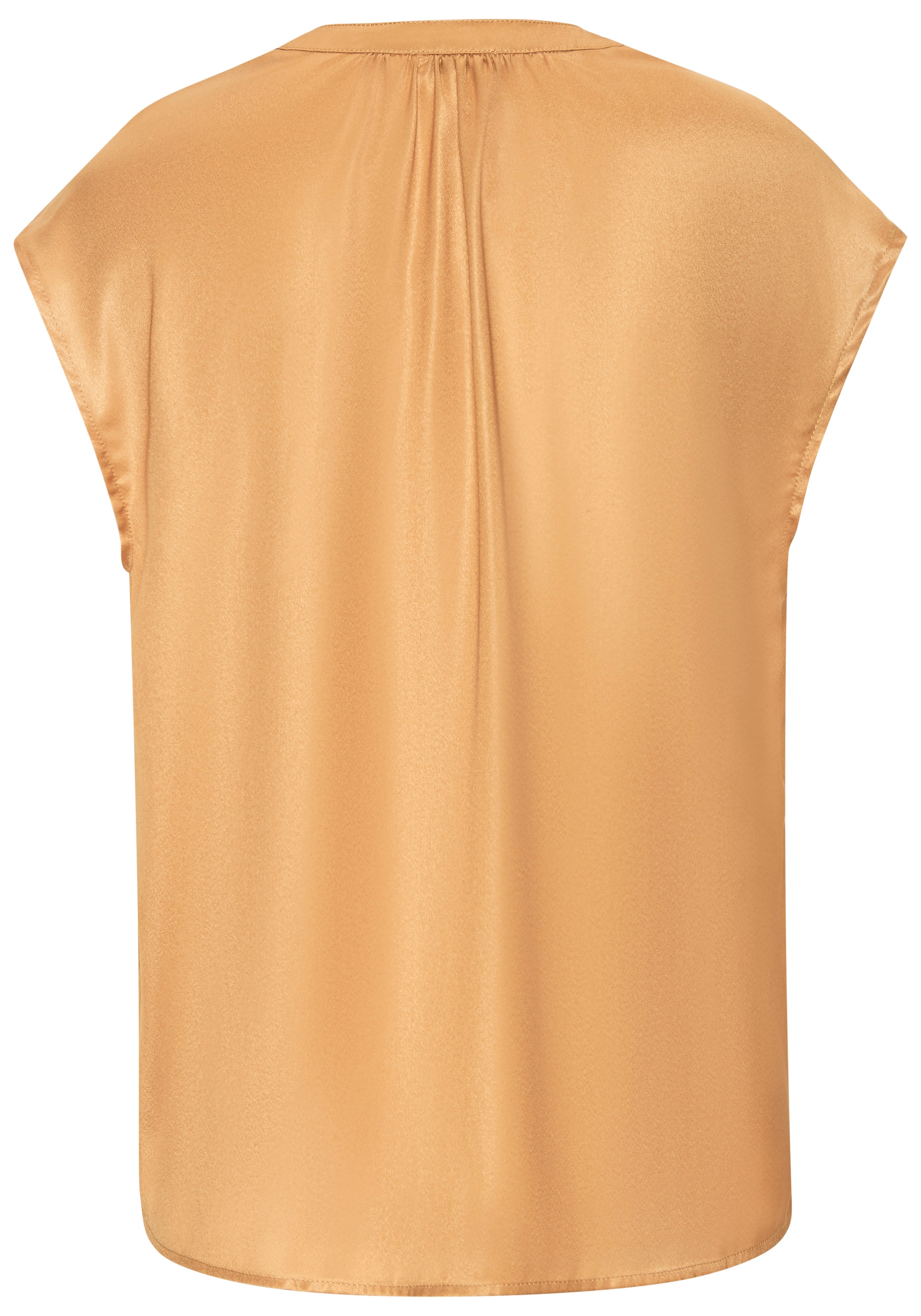 LASCANA Satinbluse, mit kurzen Ärmeln, elegant