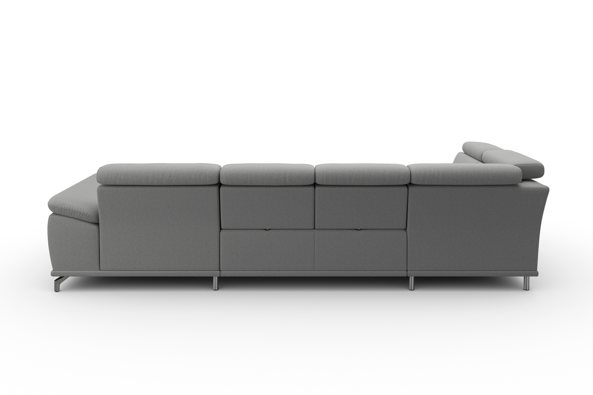sit&more Wohnlandschaft »Cabrio U-Form, B: 359 cm, mit Sitztiefen-, Arm- & Kopfteilverstellung« 3 Nierenkissen, Federkern, optional Bettfunktion und Stauraum