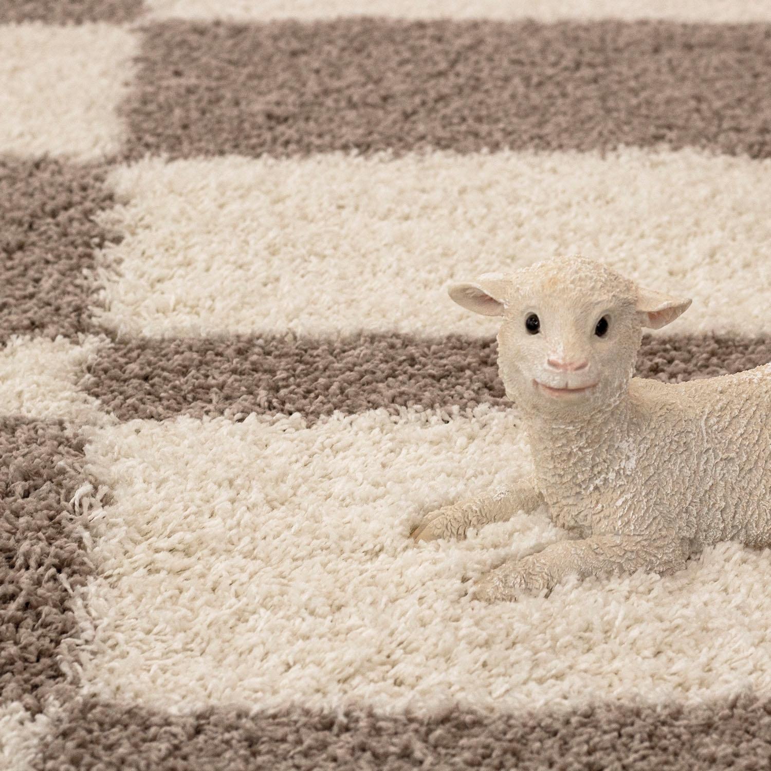 Ayyildiz Teppiche Hochflor-Teppich »Gala Shaggy 2505«, rechteckig, 30 mm Höhe, Langflor, Läufer, alle Räume, Wohnzimmer
