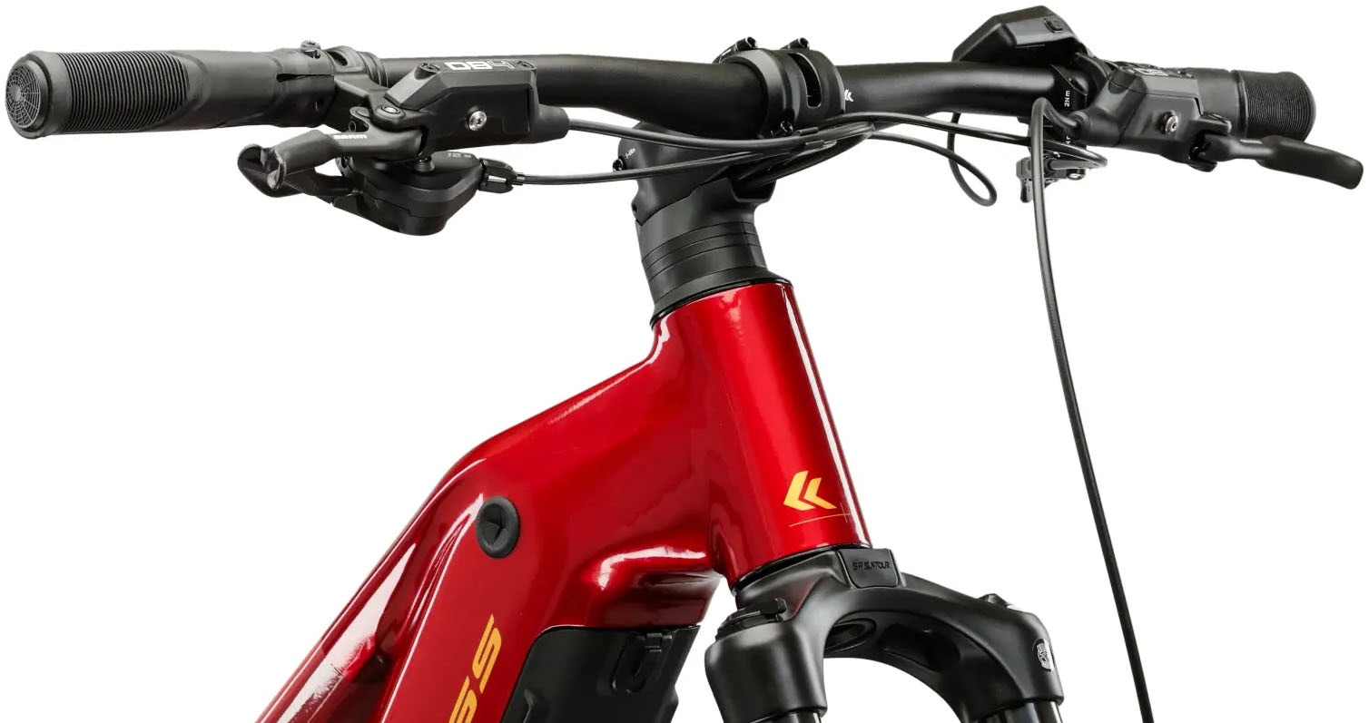 Kross »E-MTB Influx Hybrid 4.0 21,3Ah / 800 Wh 29 Zoll rot  12 Gänge 2026« 12 Gang Shimano DEORE M6100 Schaltwerk Kettenschaltung Mittelmotor 250 W