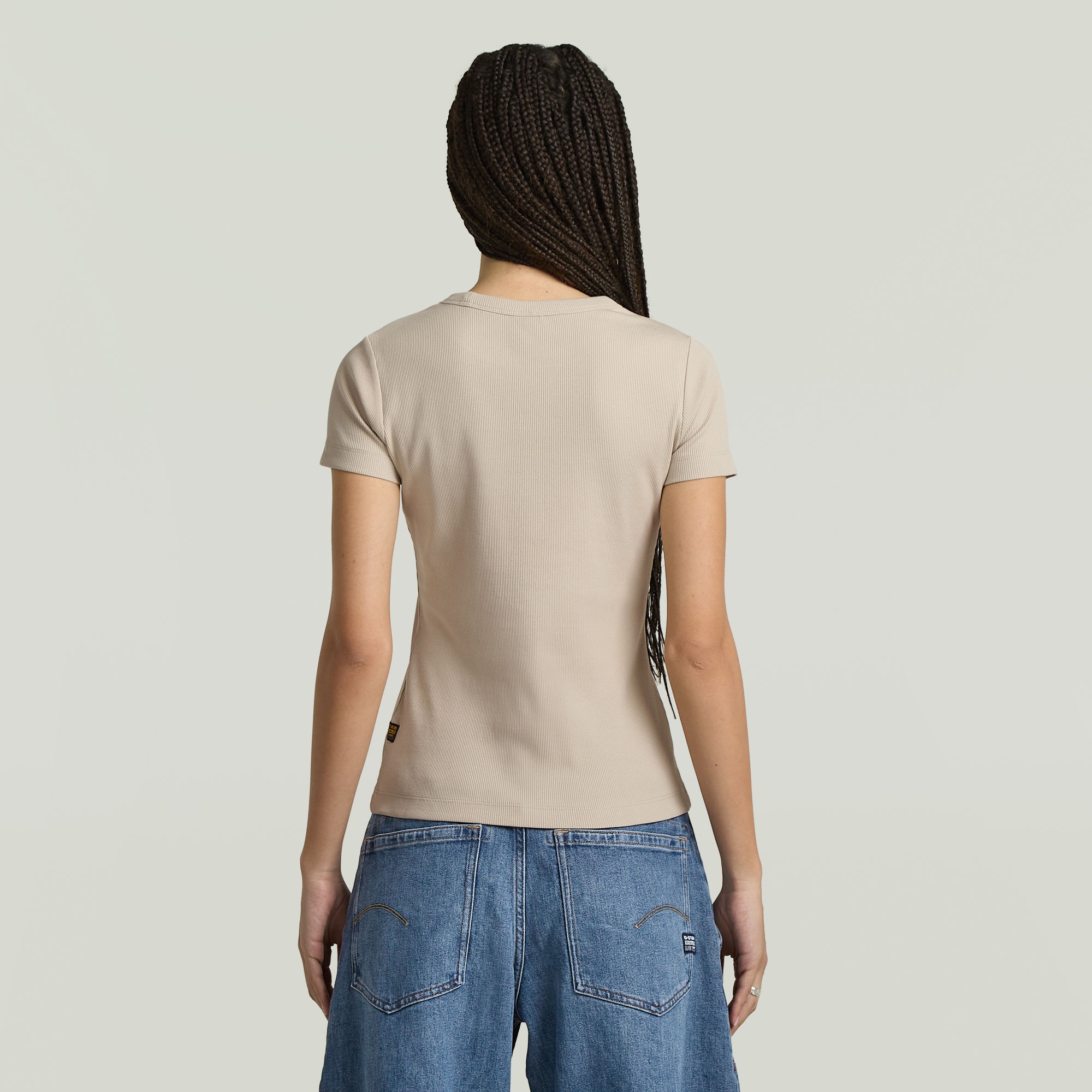 G-STAR T-Shirt "Rib Cap Sleeve", aus Rippjersey günstig online kaufen