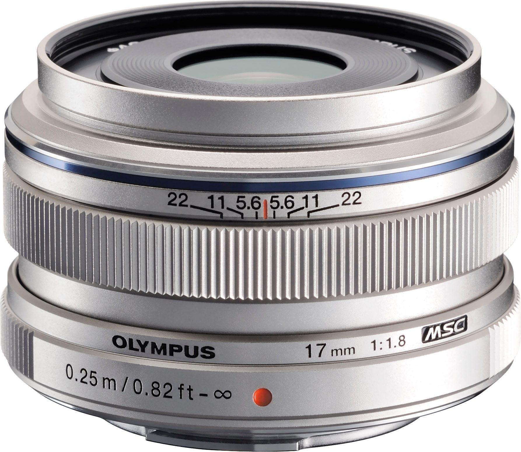 Weitwinkelobjektiv »M.ZUIKO DIGITAL 17 mm«, passend für Olympus & OM SYSTEM MFT Kameras