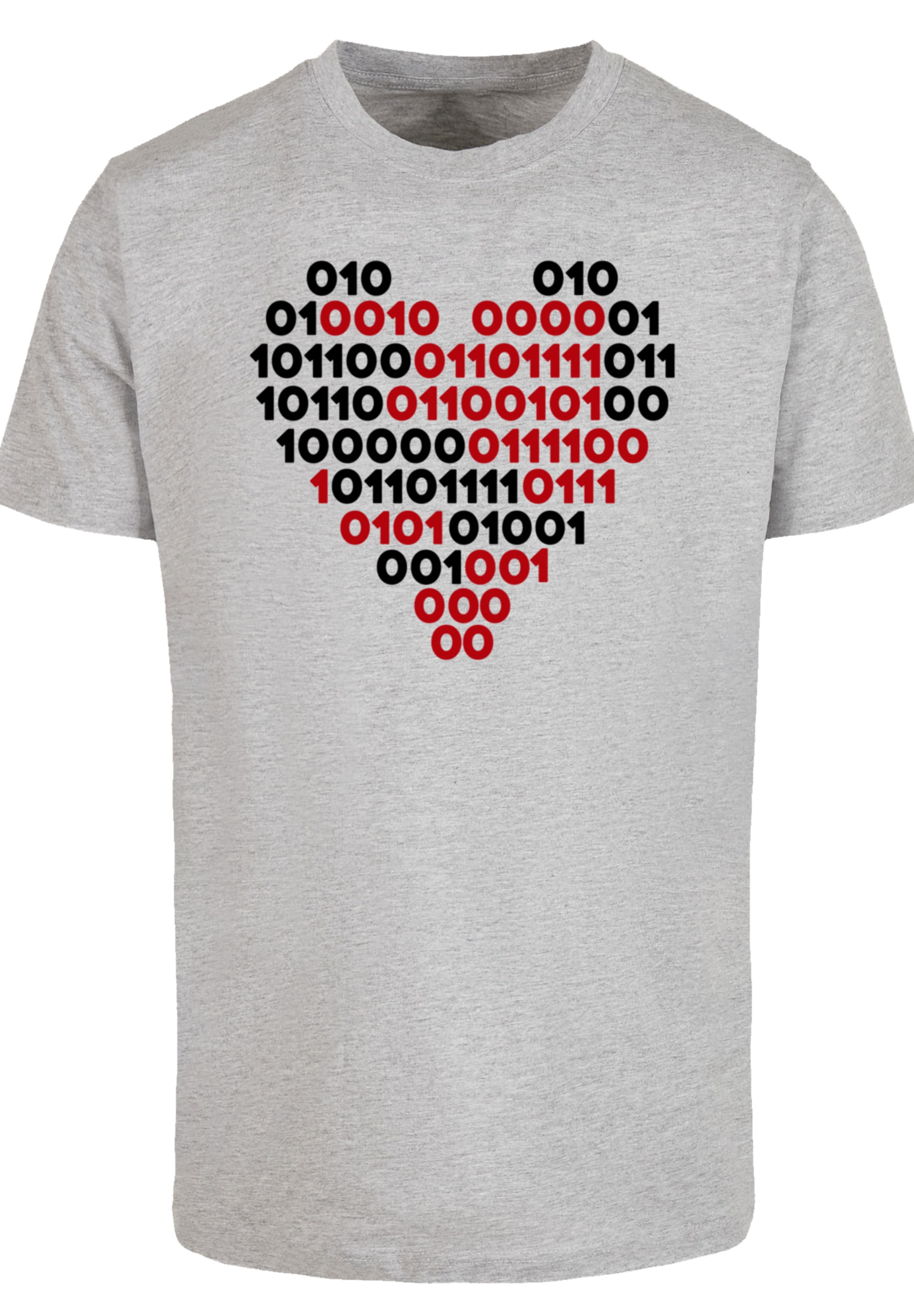 F4NT4STIC T-Shirt "I love you 01001001 Binary Code Herz Valentinstag" Premi günstig online kaufen