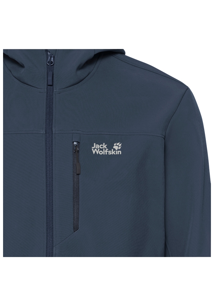 Jack Wolfskin Outdoorjacke »WILD WINDS HOODED JKT M« für Wandern und andere Aktivitäten im Freien