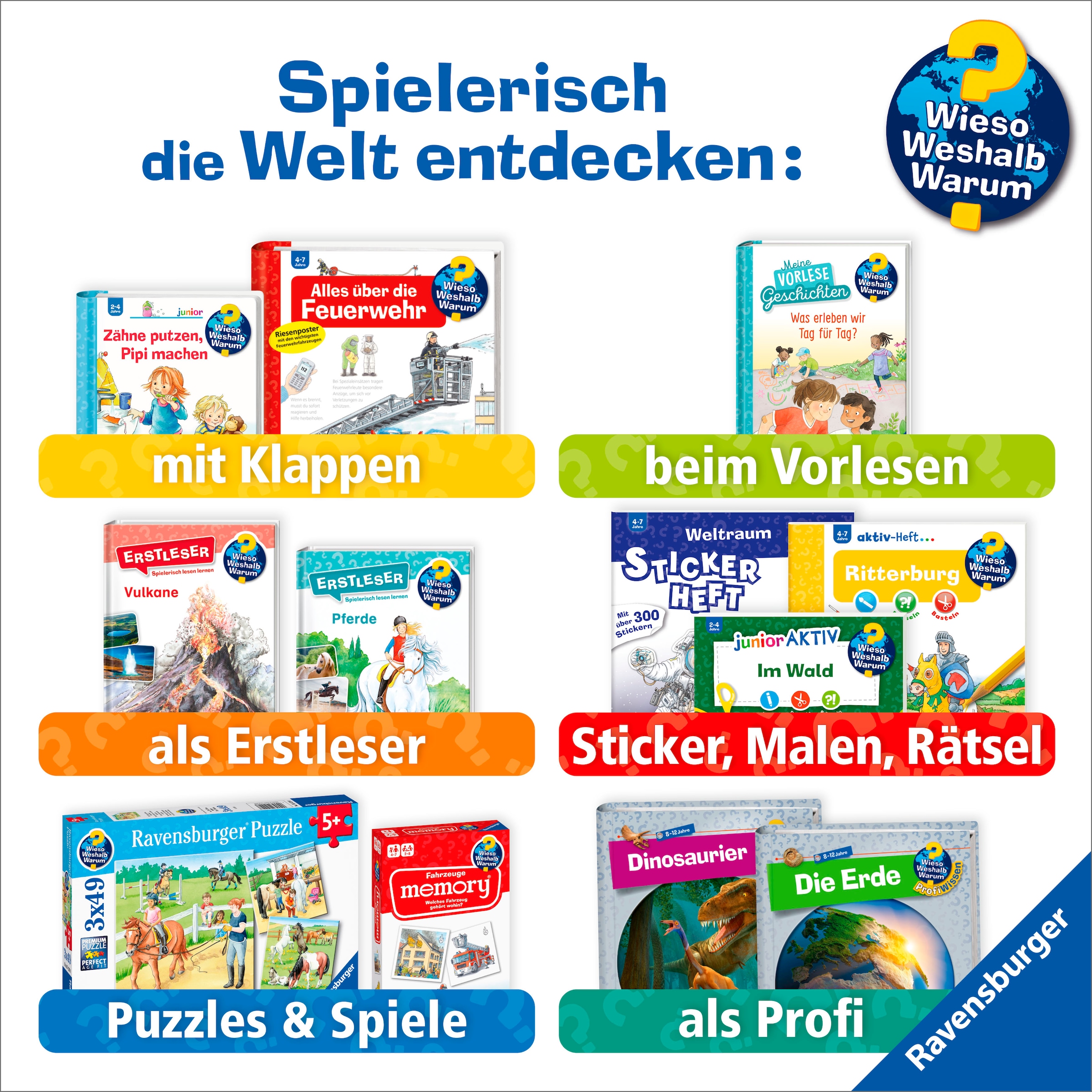 Ravensburger Buch »Wieso? Weshalb? Warum? junior, Band 25: Die Dinosaurier«