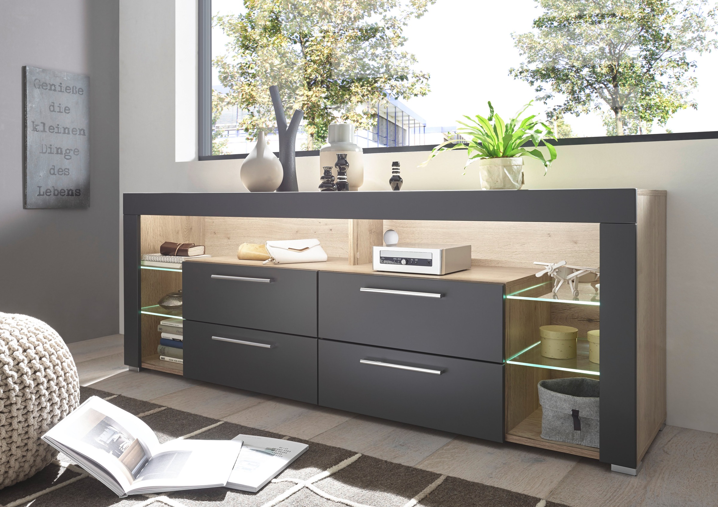 Stolkom TV-Schrank "Goal TV Lowboard, B/H/T 179x67x 44 cm" 1 Stk. tlg. %RES günstig online kaufen