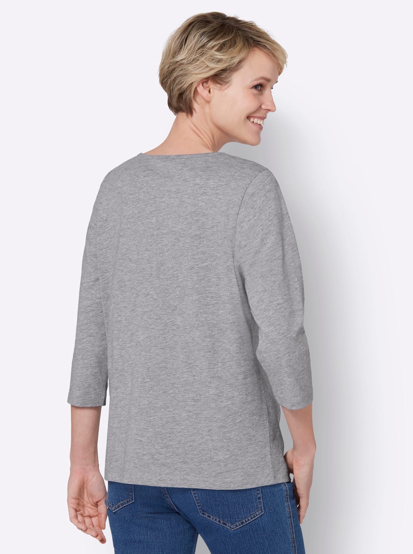Classic Basics 3/4-Arm-Shirt "3/4-Arm-Shirt" 1 Stk. tlg. günstig online kaufen
