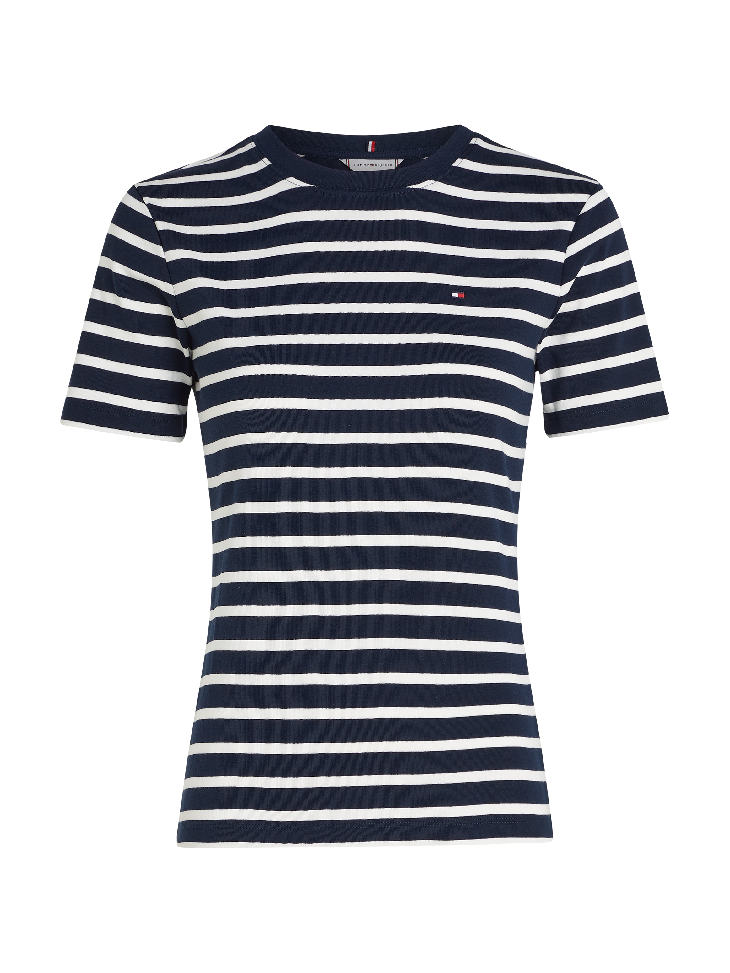 Tommy Hilfiger T-Shirt "SLIM CODY C-NK SS", mit Logostickerei günstig online kaufen