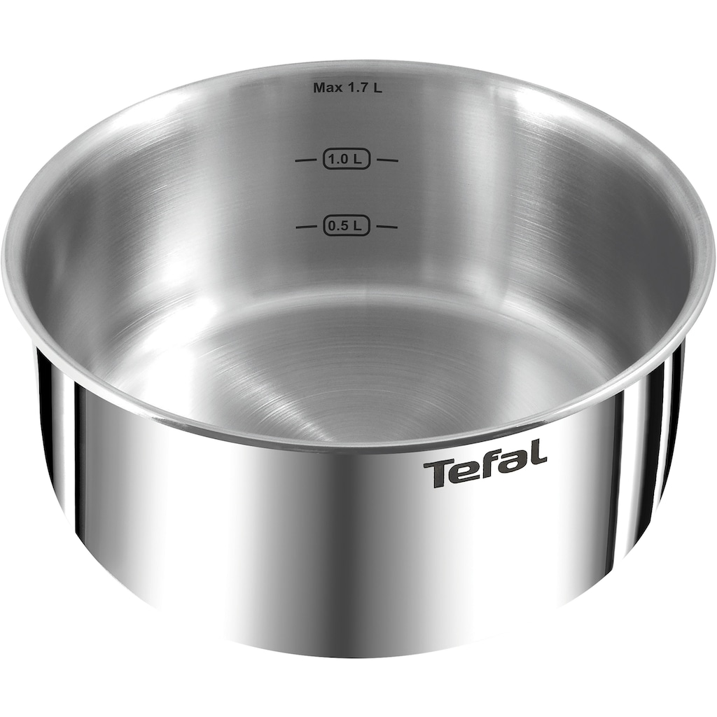 Tefal Topf-Set »L898S4 Ingenio Preference«, Edelstahl, (Set, 4 tlg., je 1 Stielkasserolle Ø 16/18/20 cm, 1 abnehmbarer Griff)