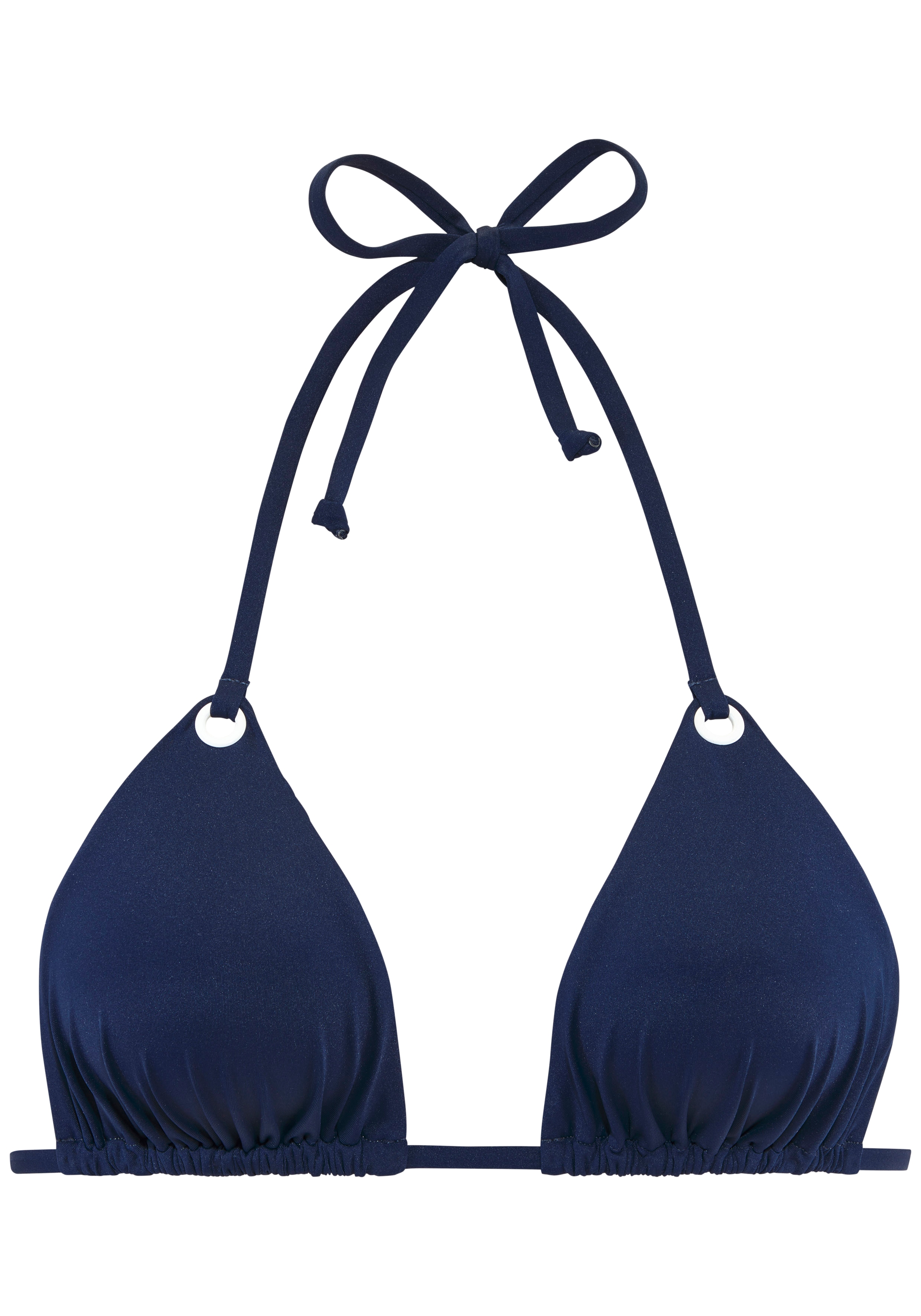s.Oliver Triangel-Bikini-Top "Beverly" mit kontrastfarbigen Zierringen