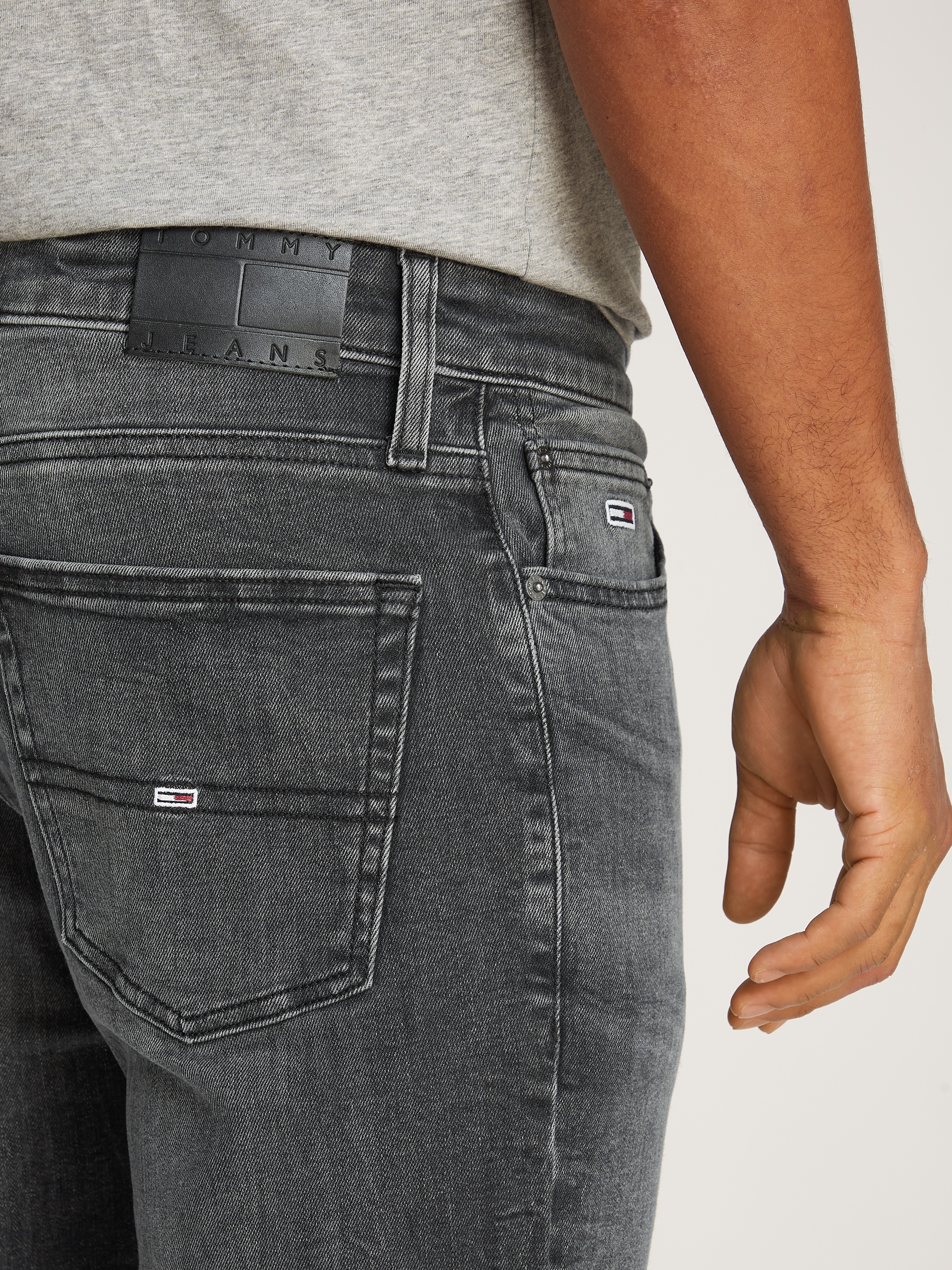Thumbnail - Tommy Jeans Slim-fit-Jeans "RYAN SLIM STRAIGHT", mit Logoprägung