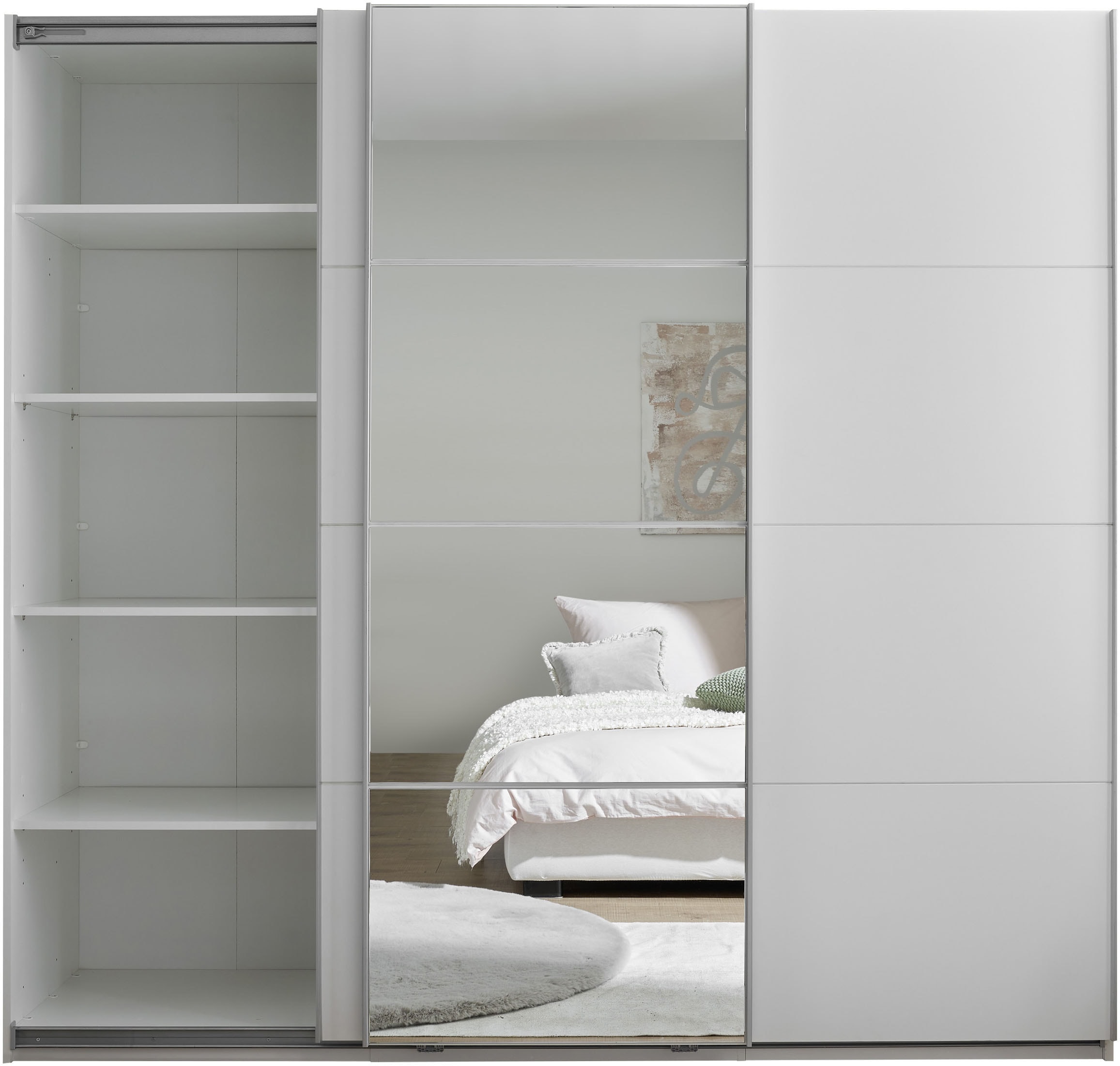 Schlafkontor Schwebetürenschrank »Carano Kleiderschrank, Schiebetürenschrank mit Spiegeltür«